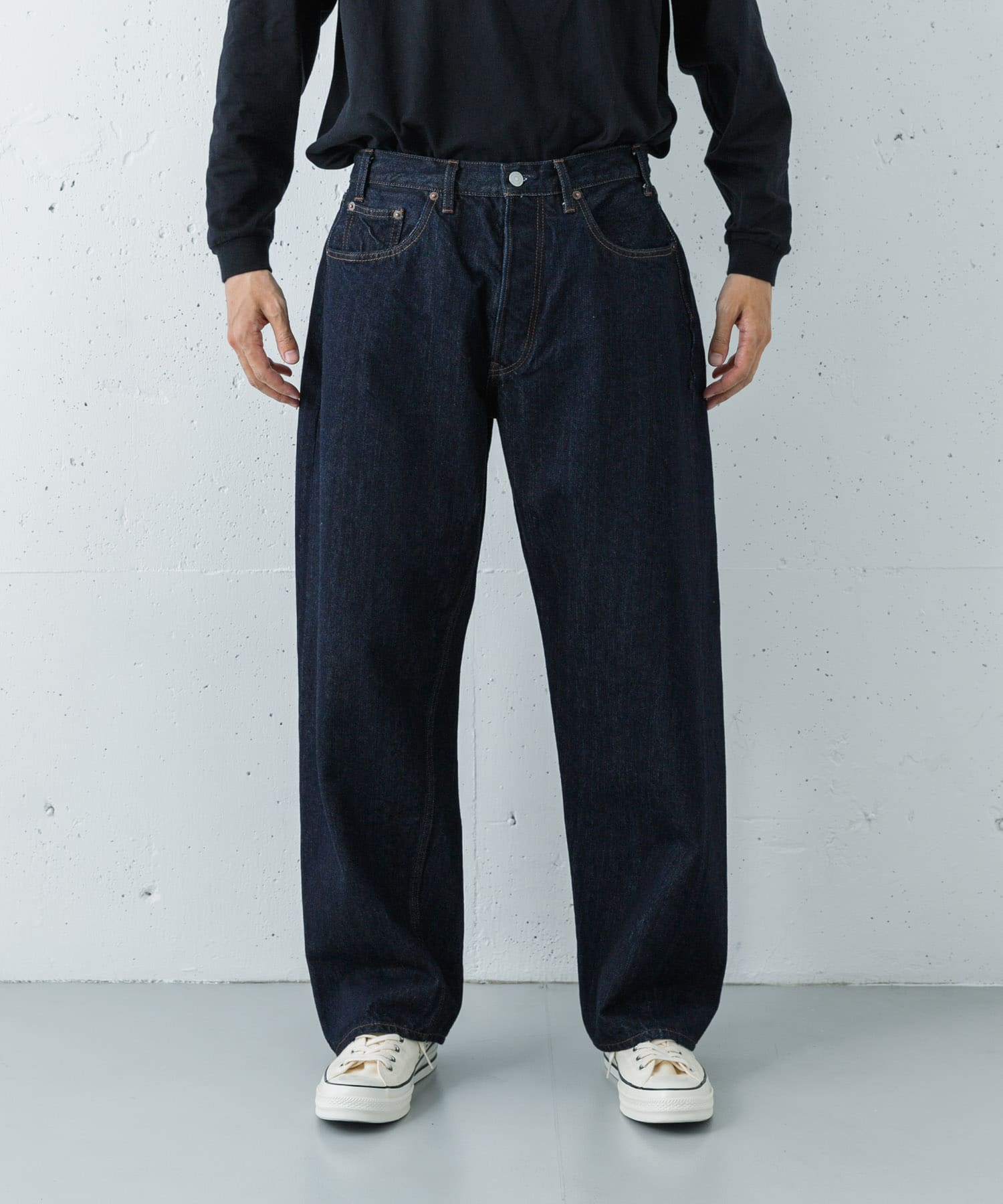 別注』CIOTA×URBAN RESEARCH BAGGY 5 POCKET PANTS(30 DARK NAVY