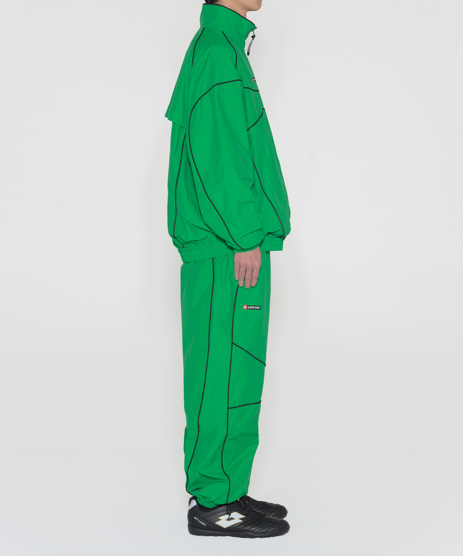 LOTTO　LINE NYLON PANTS GREEN M