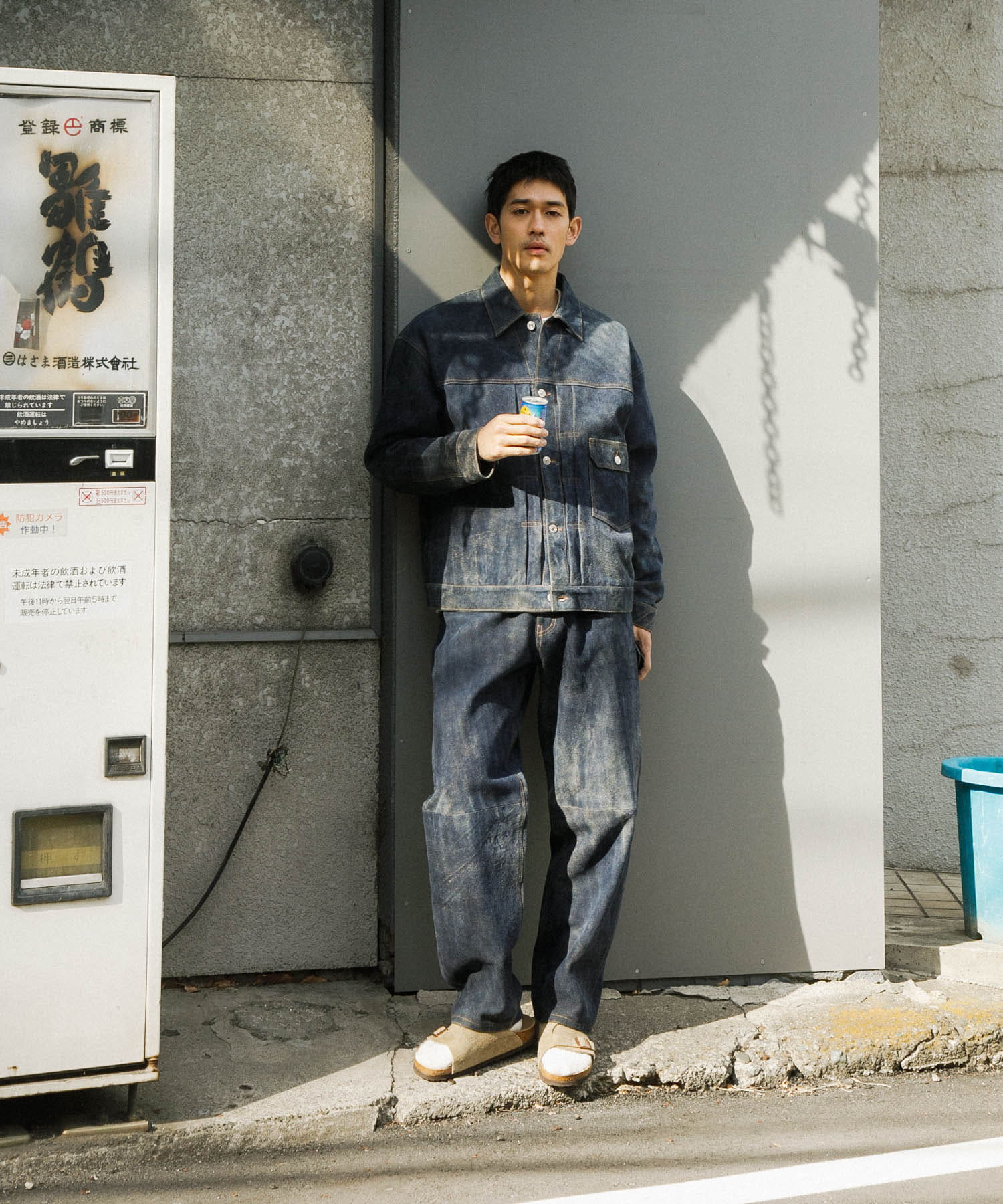 『別注』SEVEN BY SEVEN×URBAN RESEARCH　1ST TYPE LEATHER JACKET NAVY M