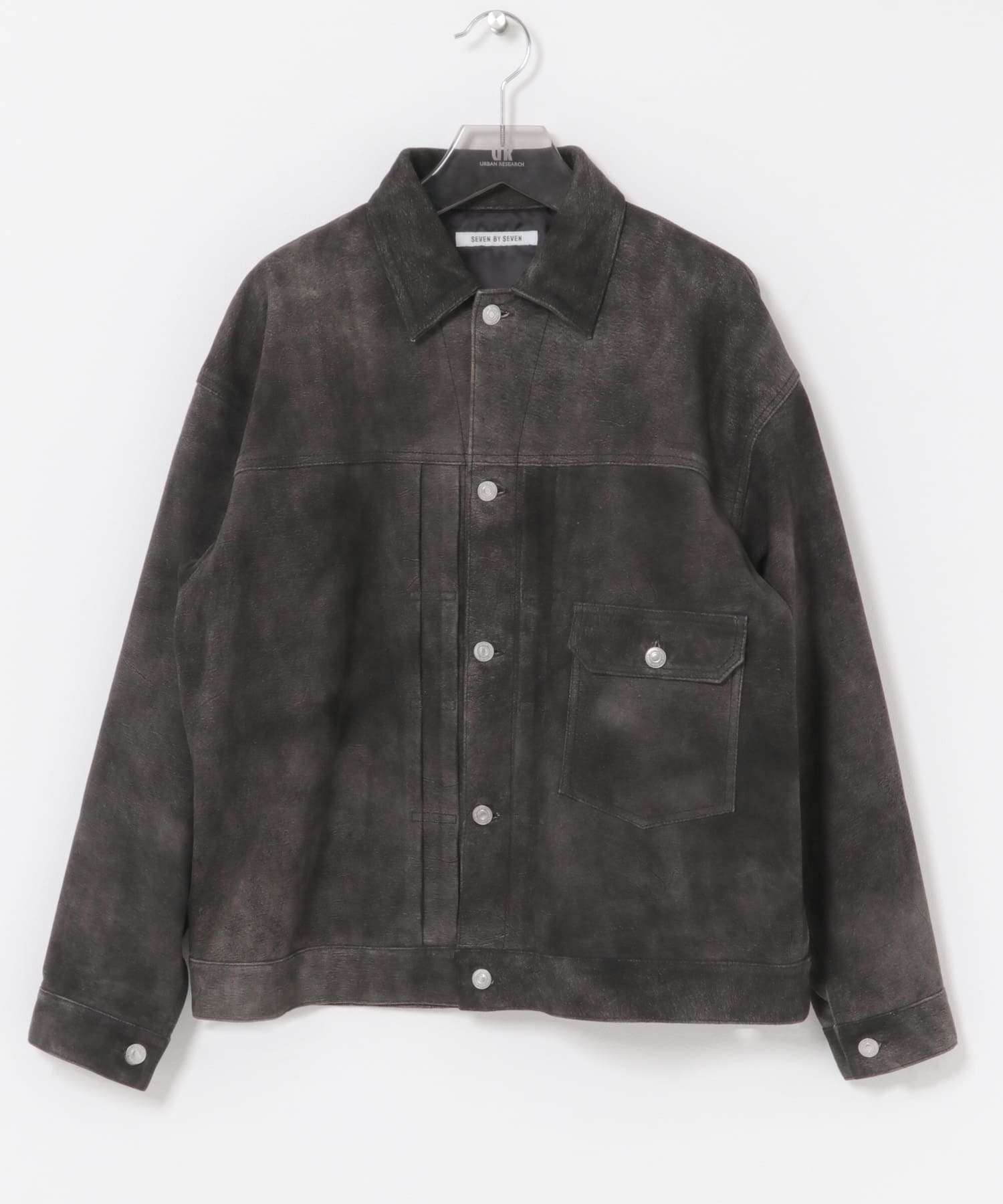 『別注』SEVEN BY SEVEN×URBAN RESEARCH　1ST TYPE LEATHER JACKET BLACK M