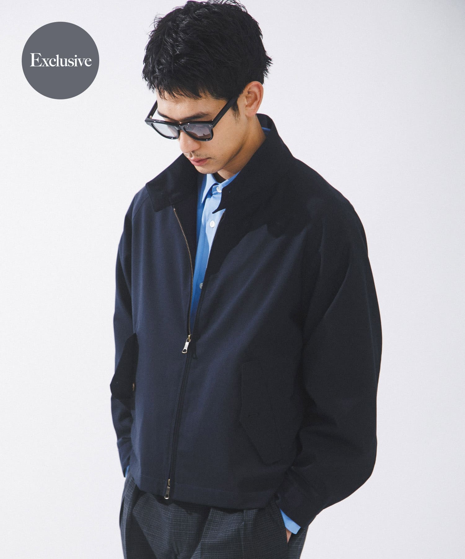 BROOKS BROTHERS　EXCLUSIVE T/W ZIP JACKET