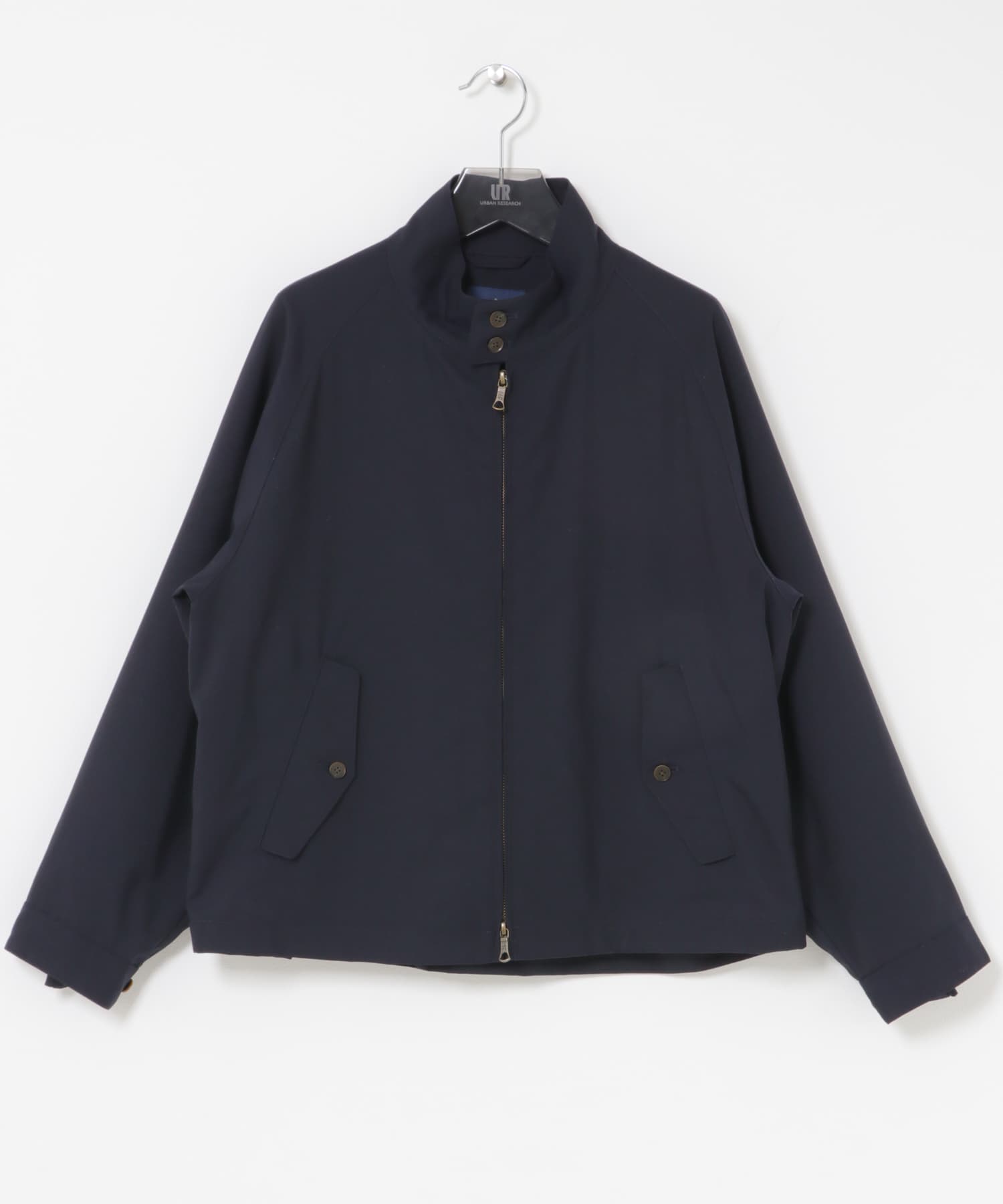 BROOKS BROTHERS　EXCLUSIVE T/W ZIP JACKET NAVY M
