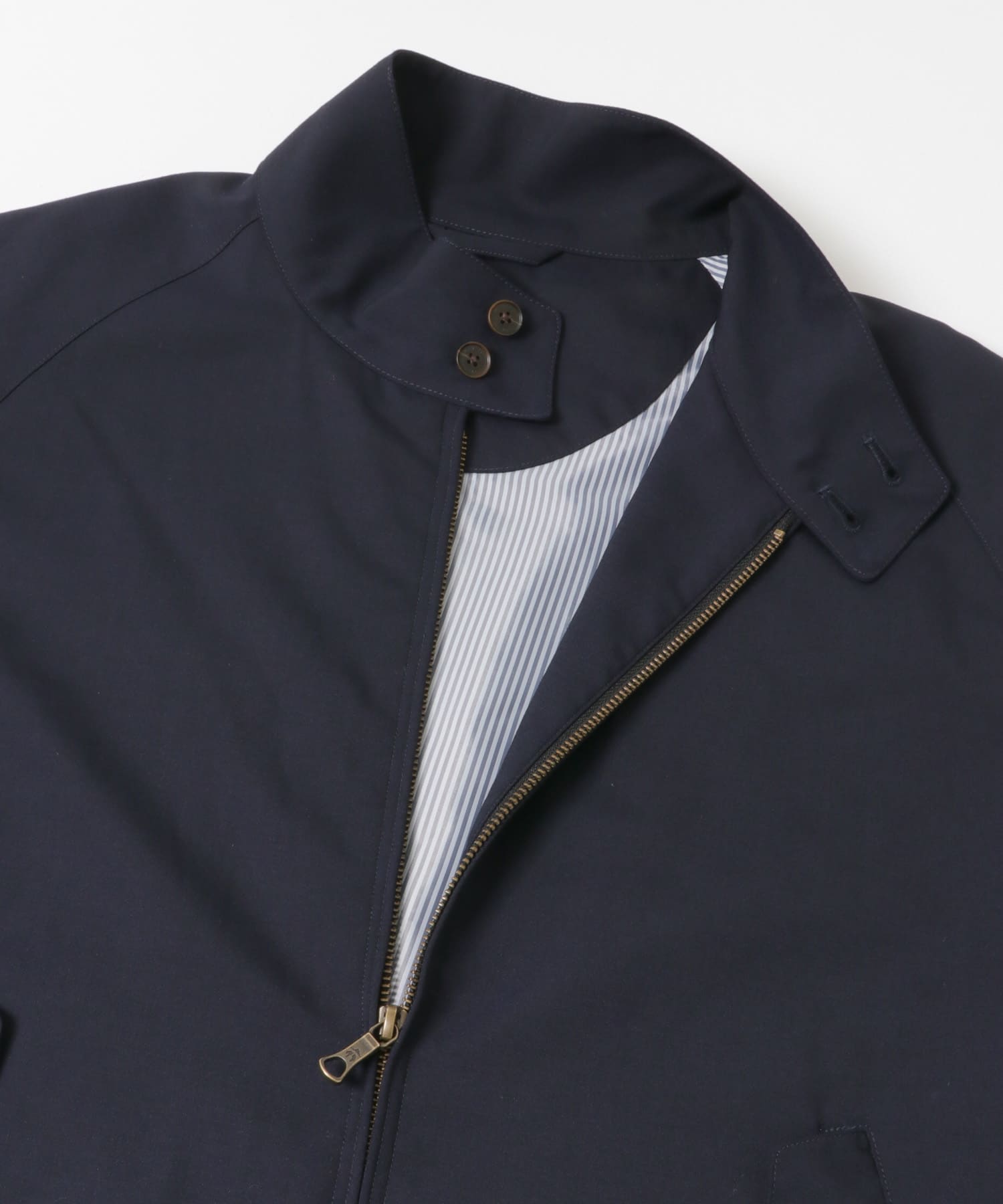 BROOKS BROTHERS　EXCLUSIVE T/W ZIP JACKET NAVY M
