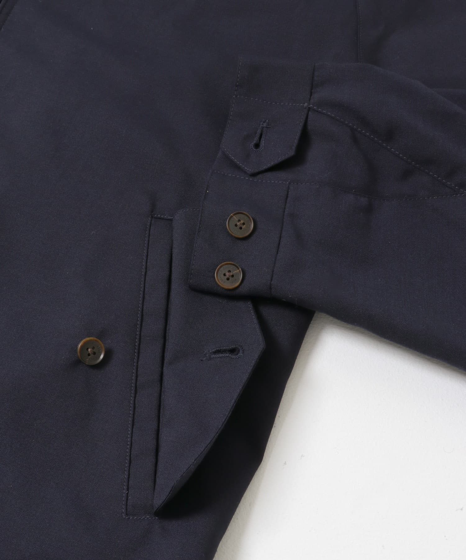 BROOKS BROTHERS　EXCLUSIVE T/W ZIP JACKET NAVY M