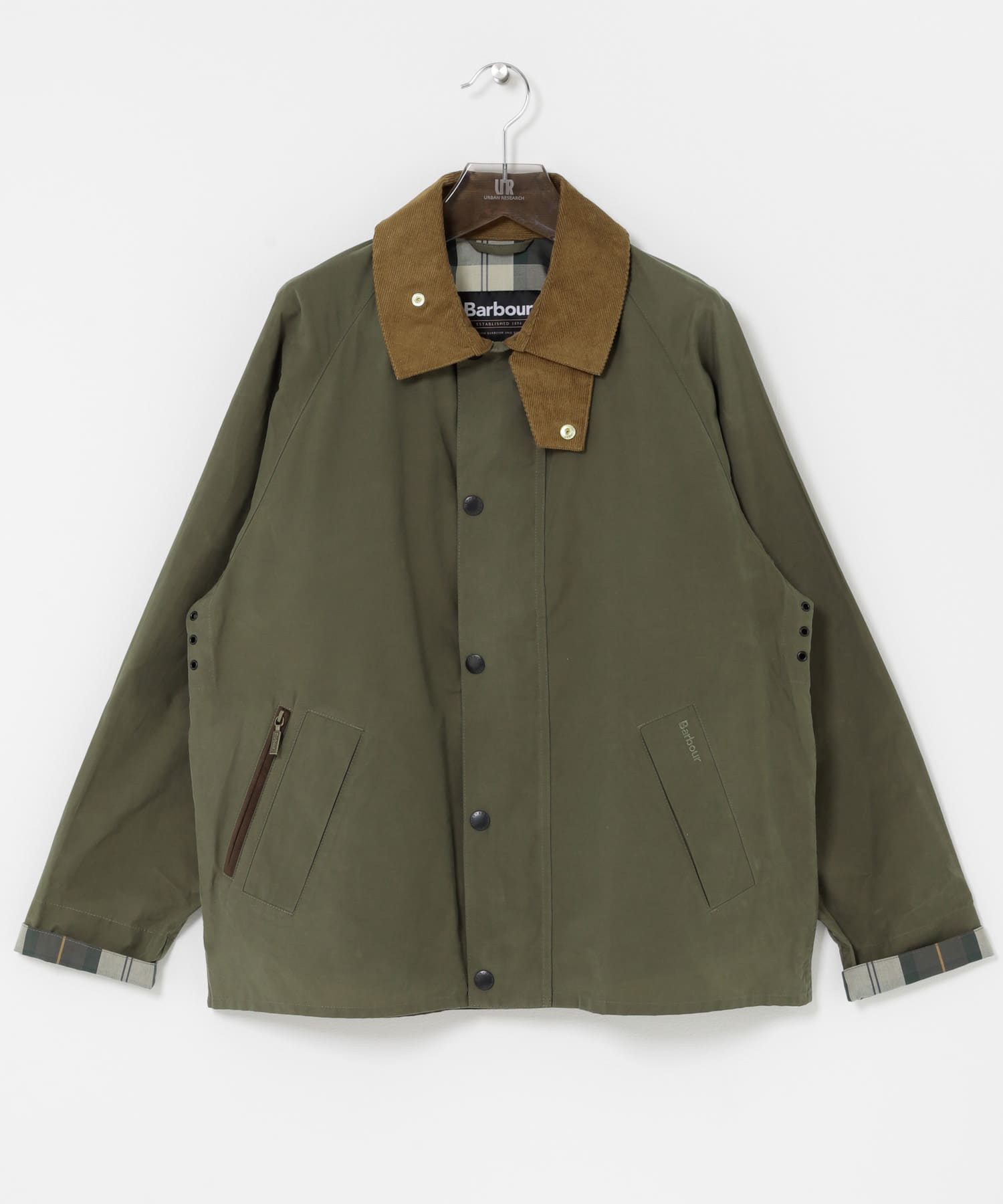 Barbour　ICONS TRANSPORT CASUAL JACKET IVY GREEN M