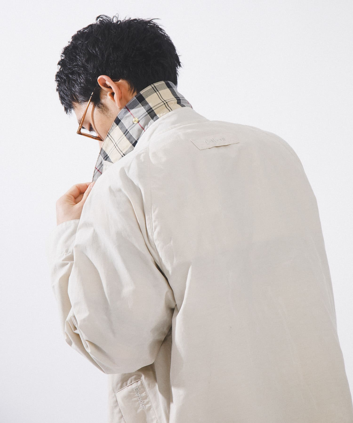 Barbour　ICONS TRANSPORT CASUAL JACKET OATMEAL M