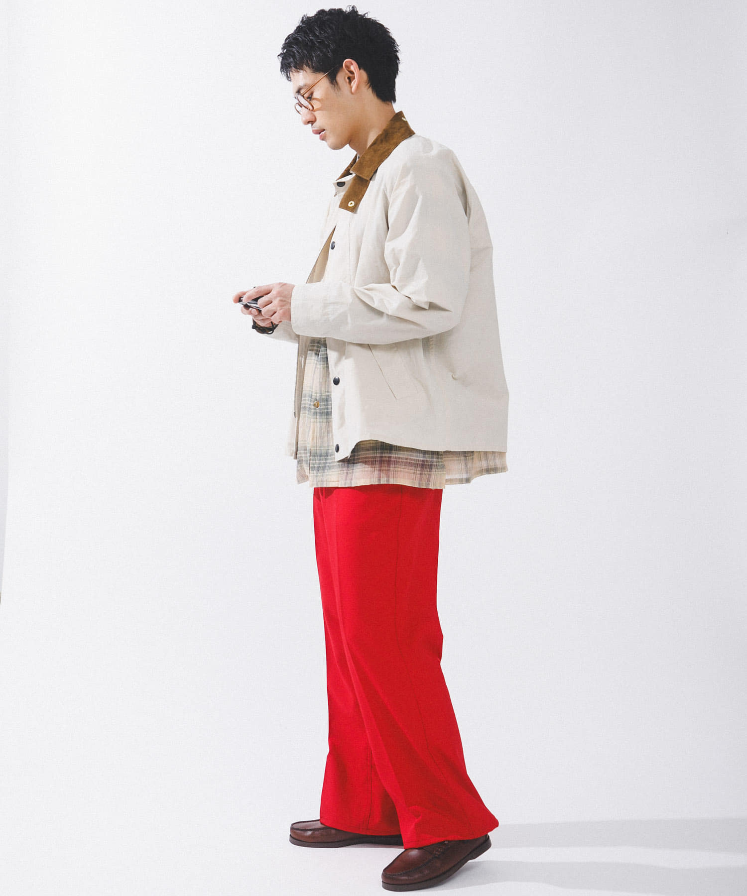 Barbour　ICONS TRANSPORT CASUAL JACKET OATMEAL M