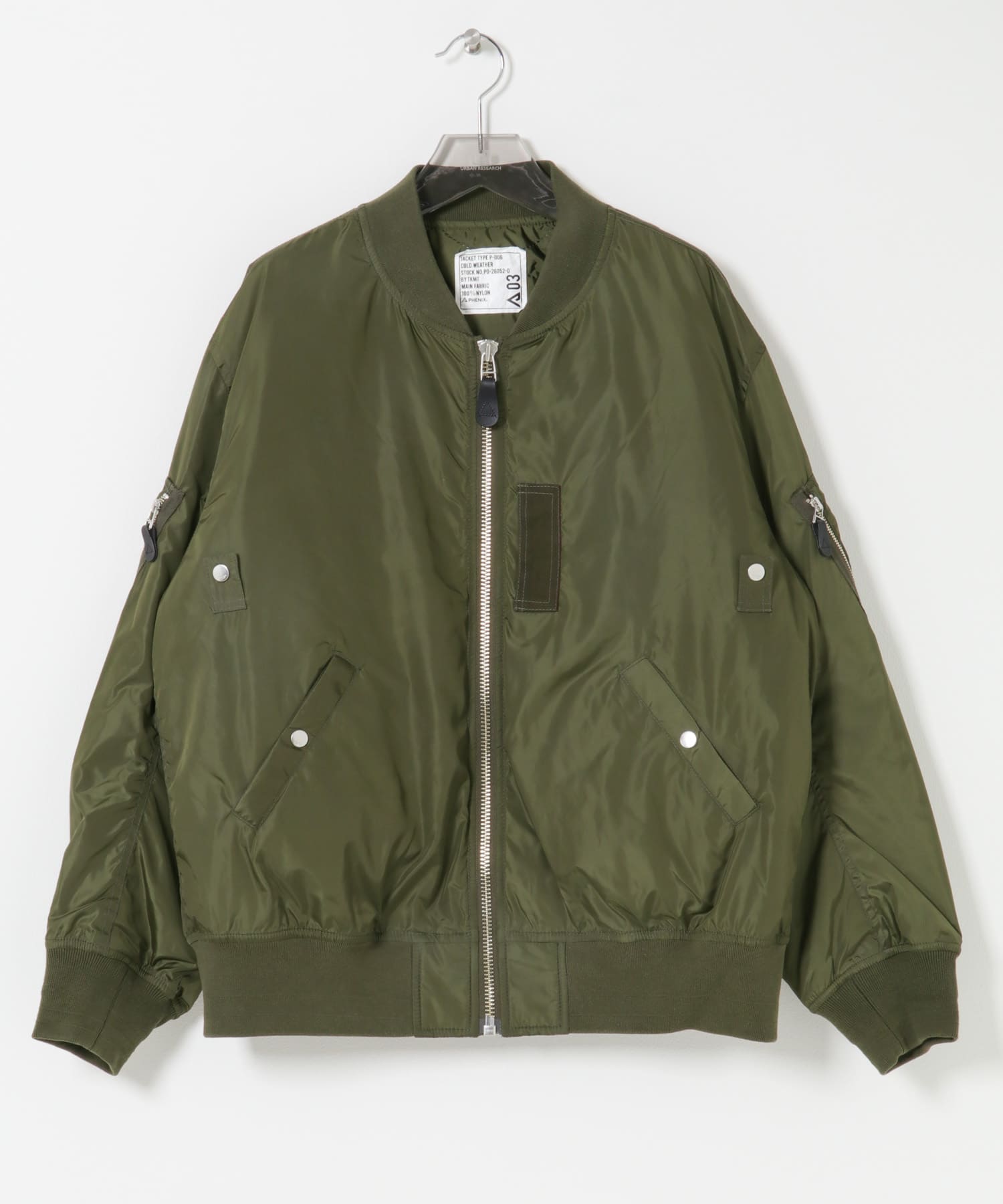 TAION Reversible MA-1 Down Jacket(XL BLK×PPL): アウター｜URBAN