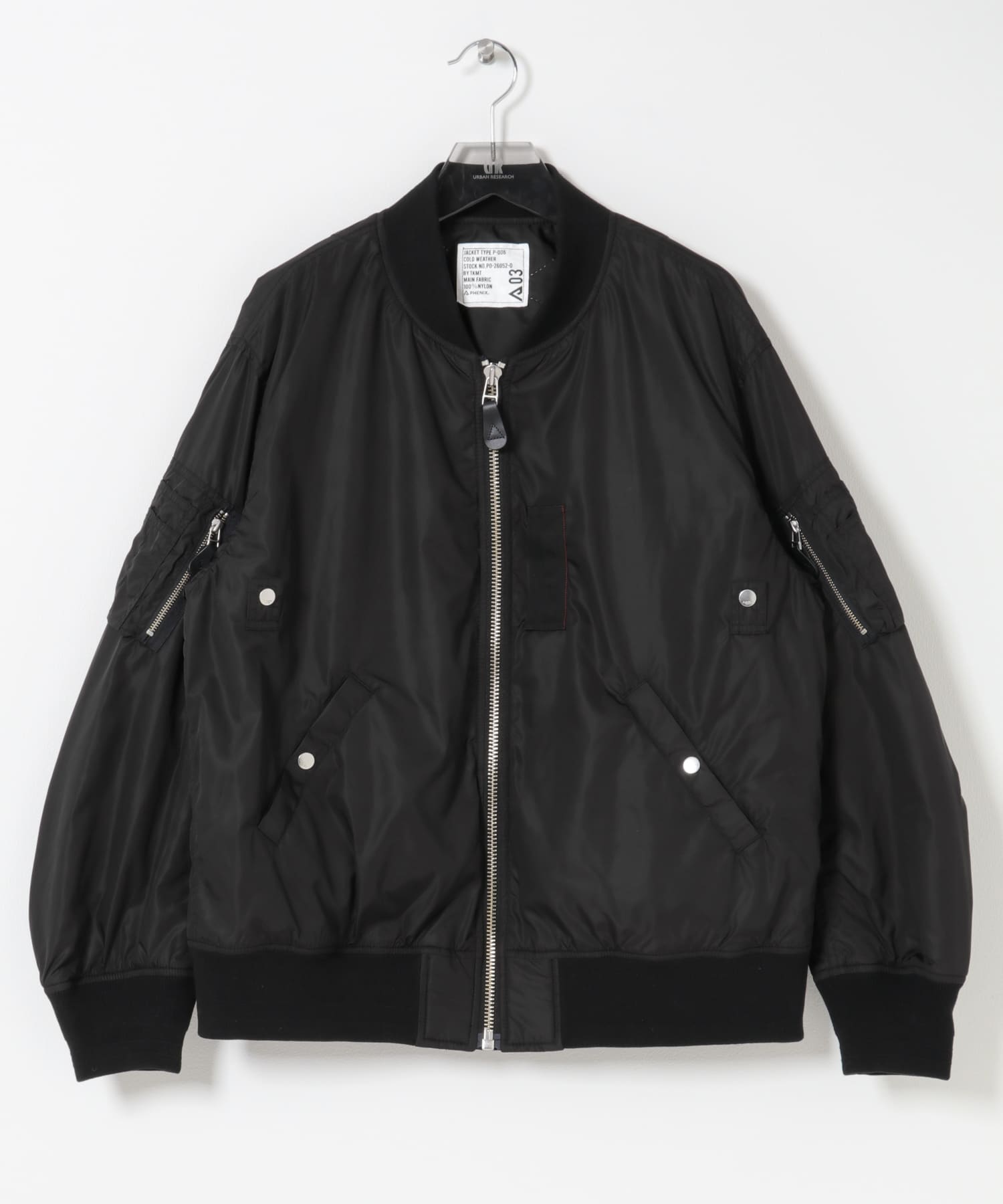 phenix　ULTRALIGHT MOD MA-1 JACKET BLACK 3