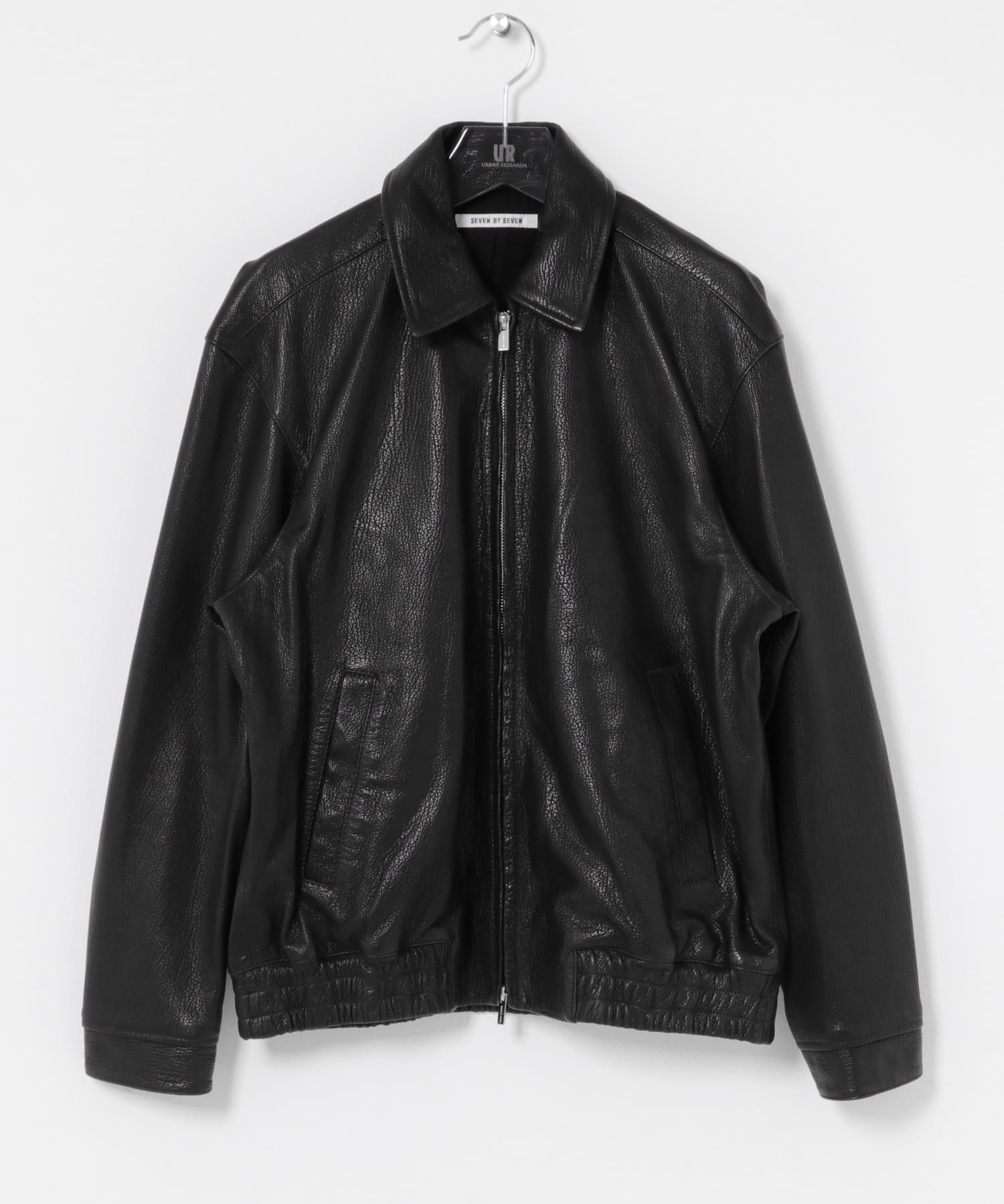 SEVEN BY SEVEN　LEATHER ZIP UP BLOUSON