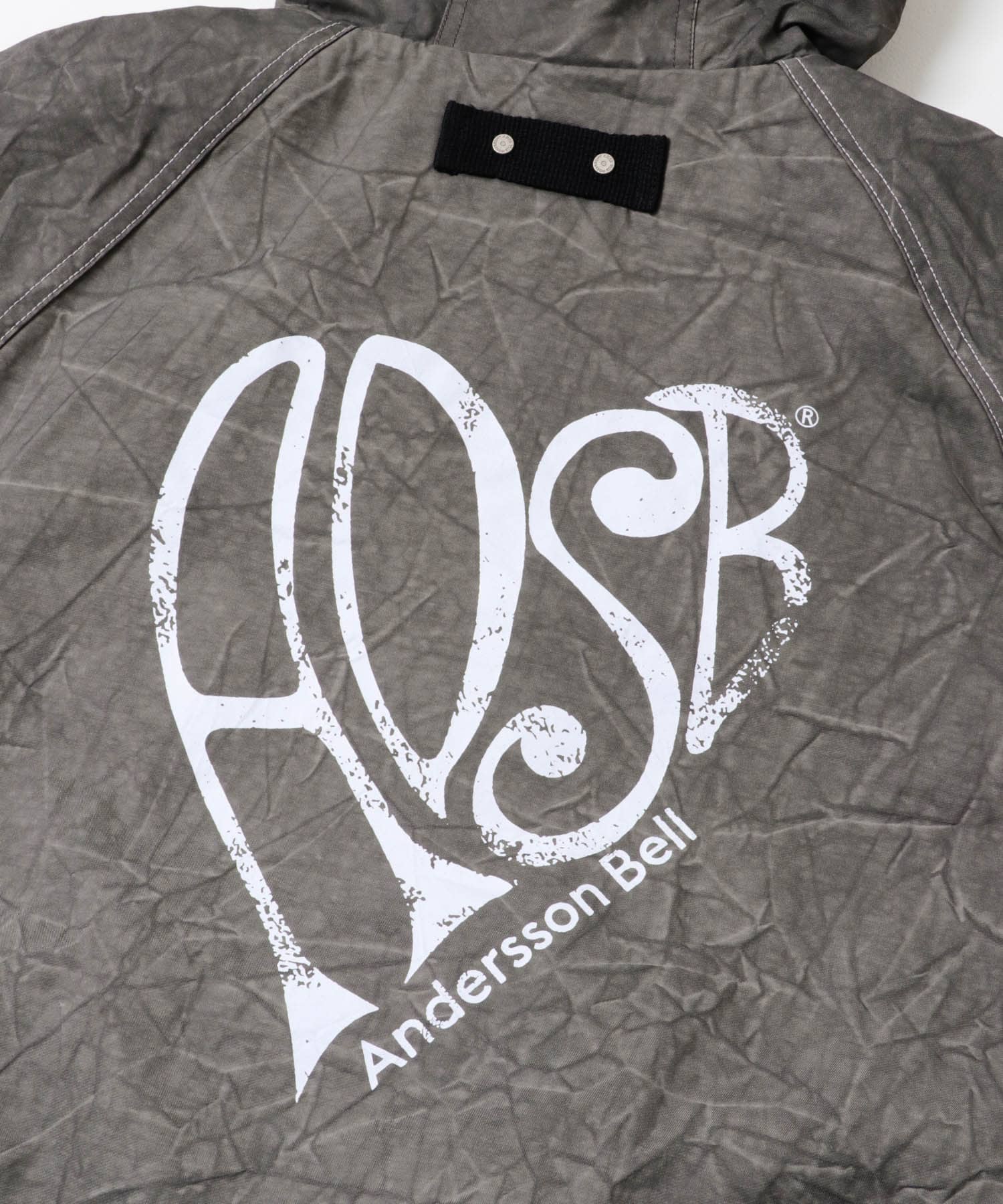 Andersson Bell　UNI TIE-DYED B.SHELL JACKET CHARCOAL L