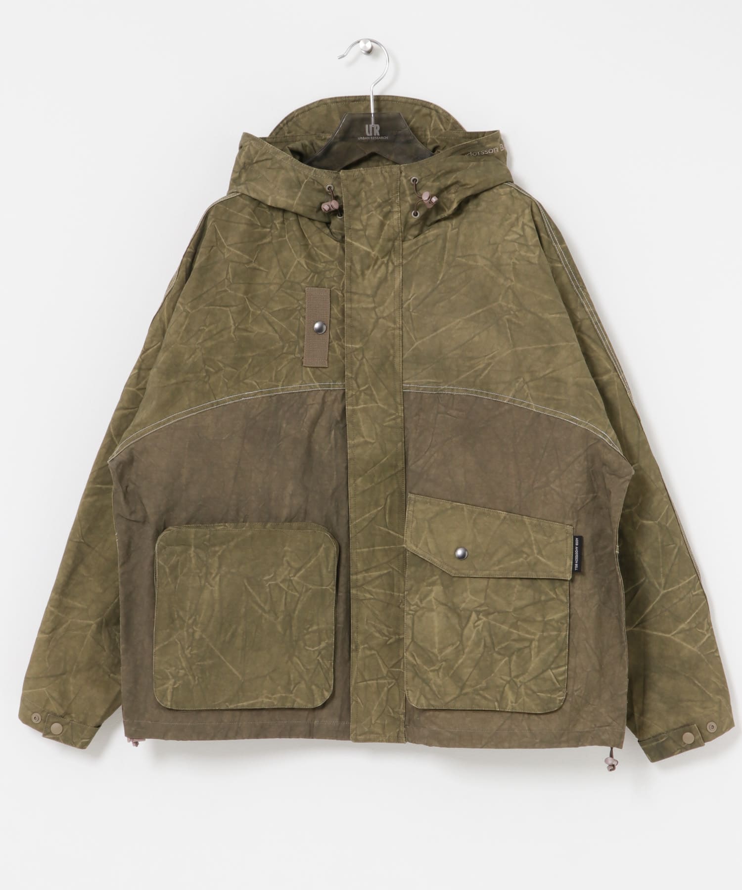 Andersson Bell　UNI TIE-DYED B.SHELL JACKET BEIGE L