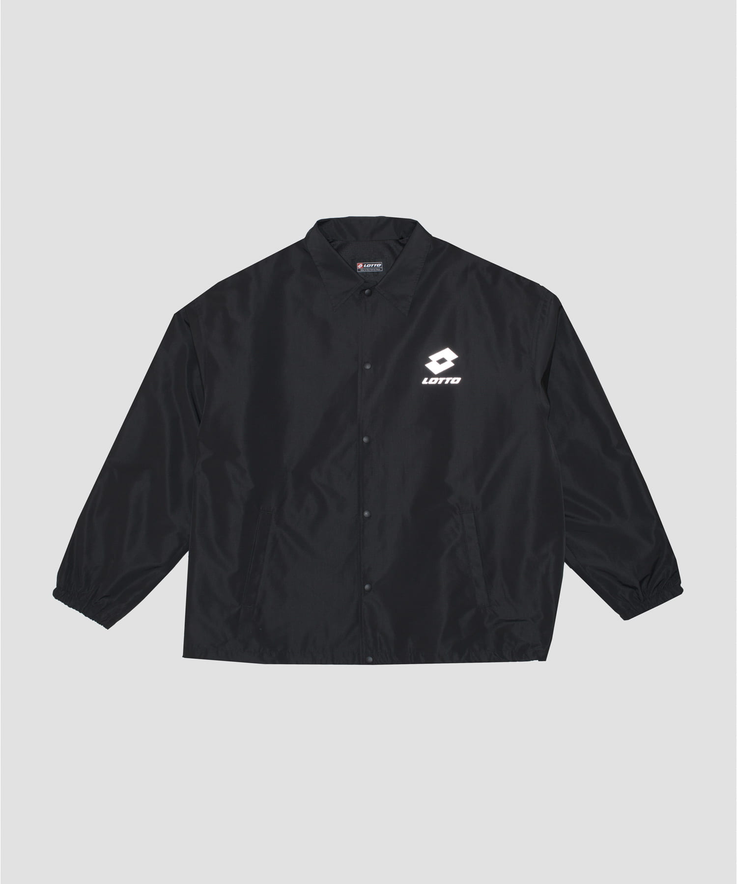 LOTTO　BACK PRINT COACH JACKET BLACK M