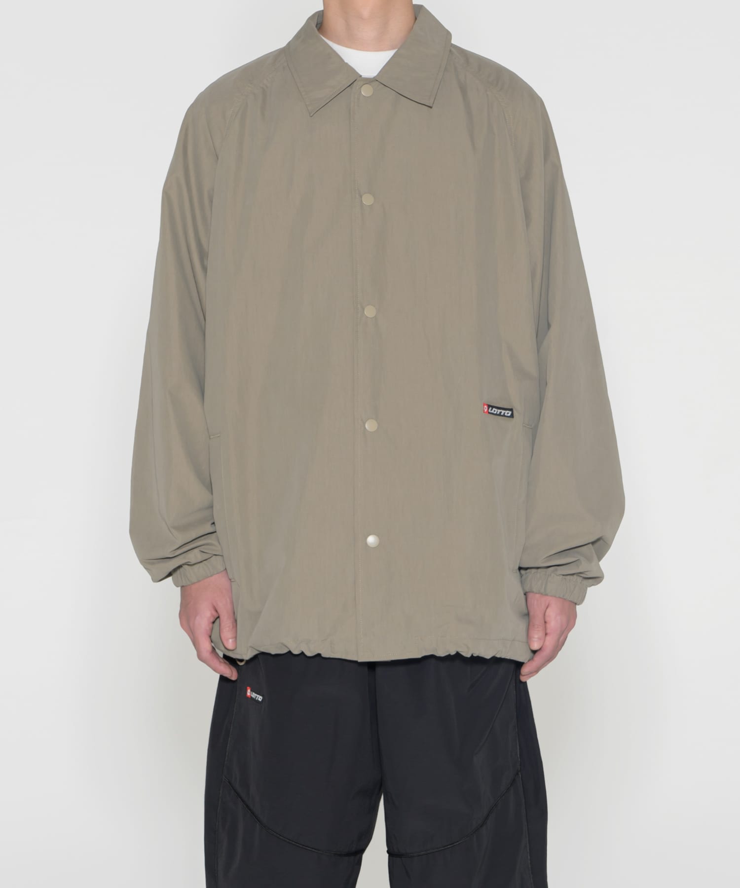 LOTTO AUTHENTIC COACH JACKET(M DULL BLUE): アウター｜URBAN