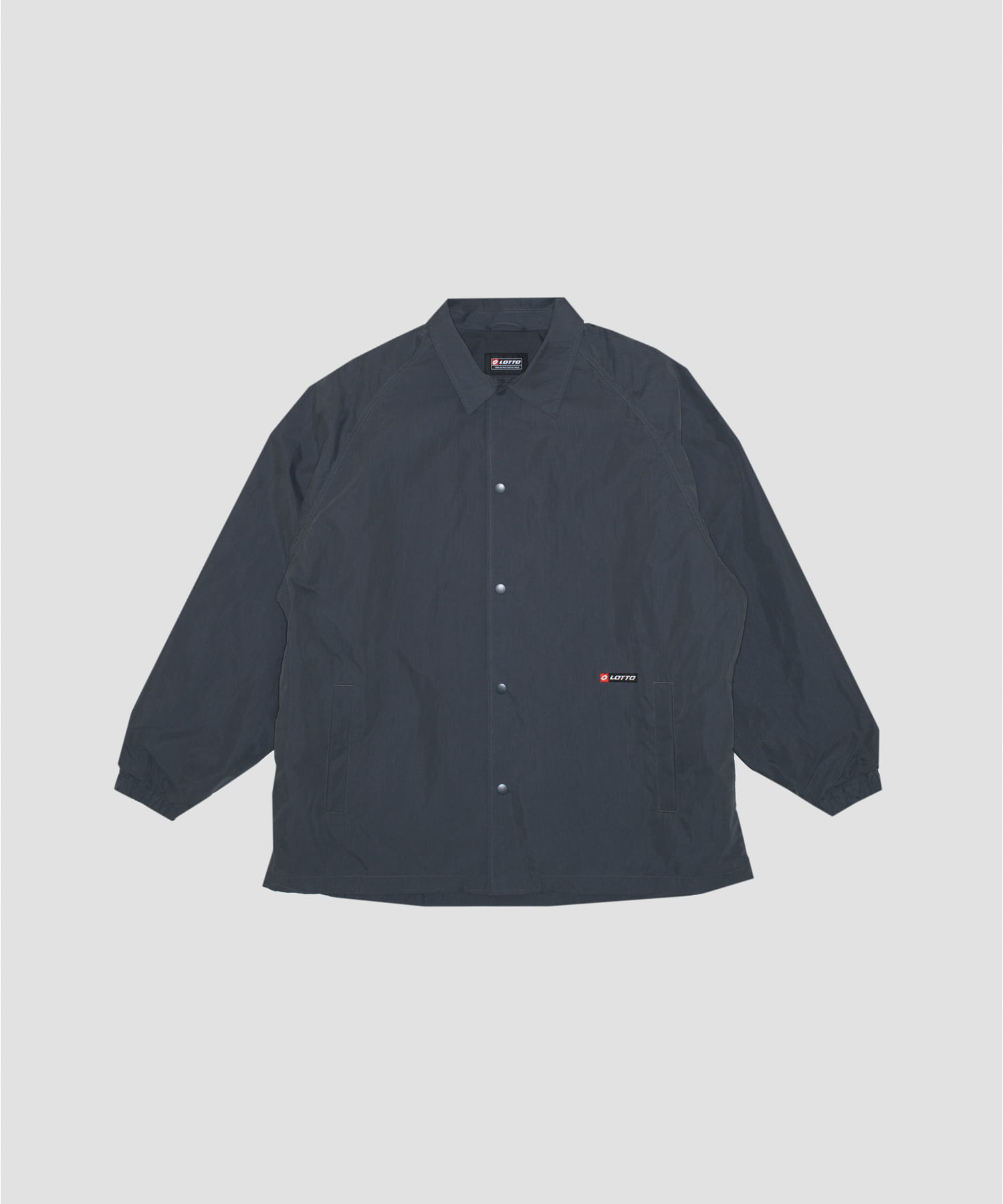 LOTTO　AUTHENTIC COACH JACKET GRAPHITE M