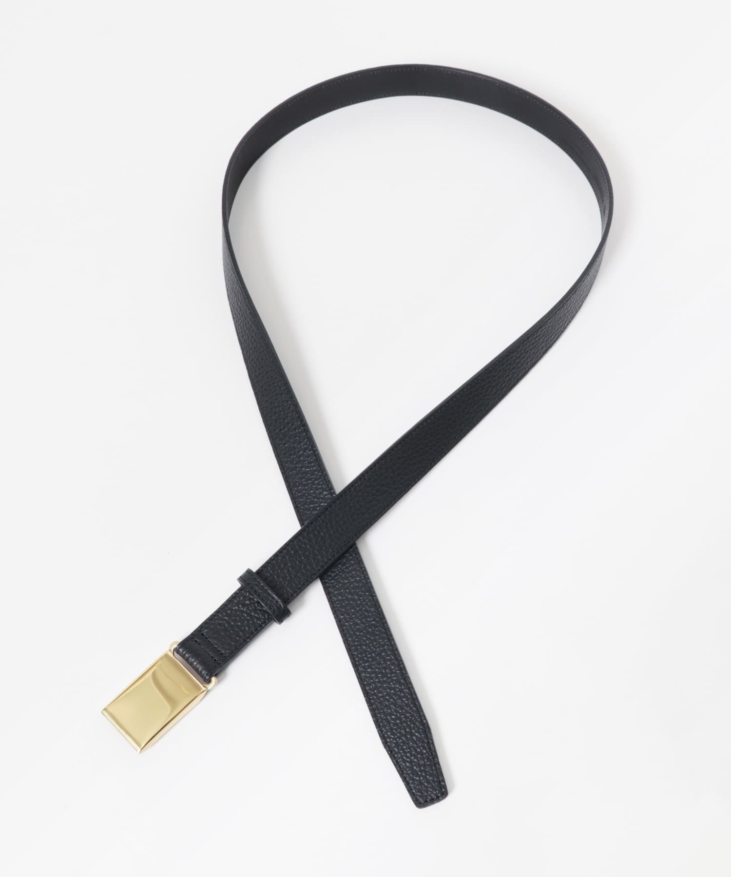 Scye　BOX BUCKLE BELT クロ M