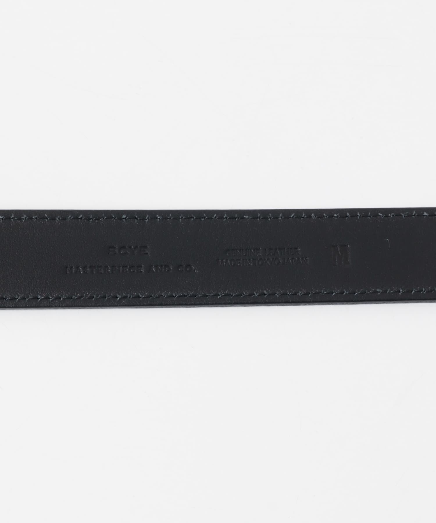 Scye　BOX BUCKLE BELT クロ M