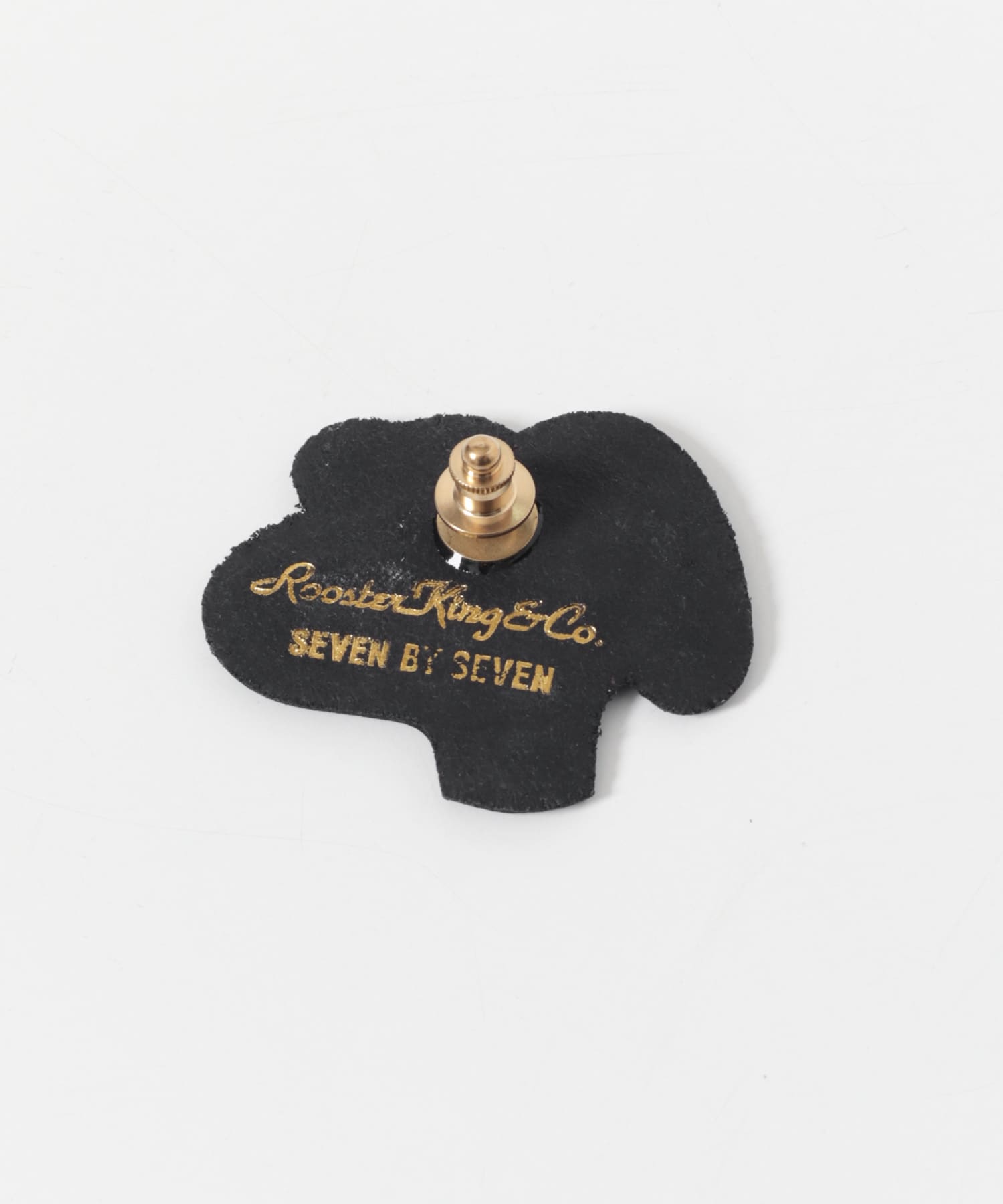 SEVEN BY SEVEN　LEATHER CARVING PINS S 010 BLACK Free