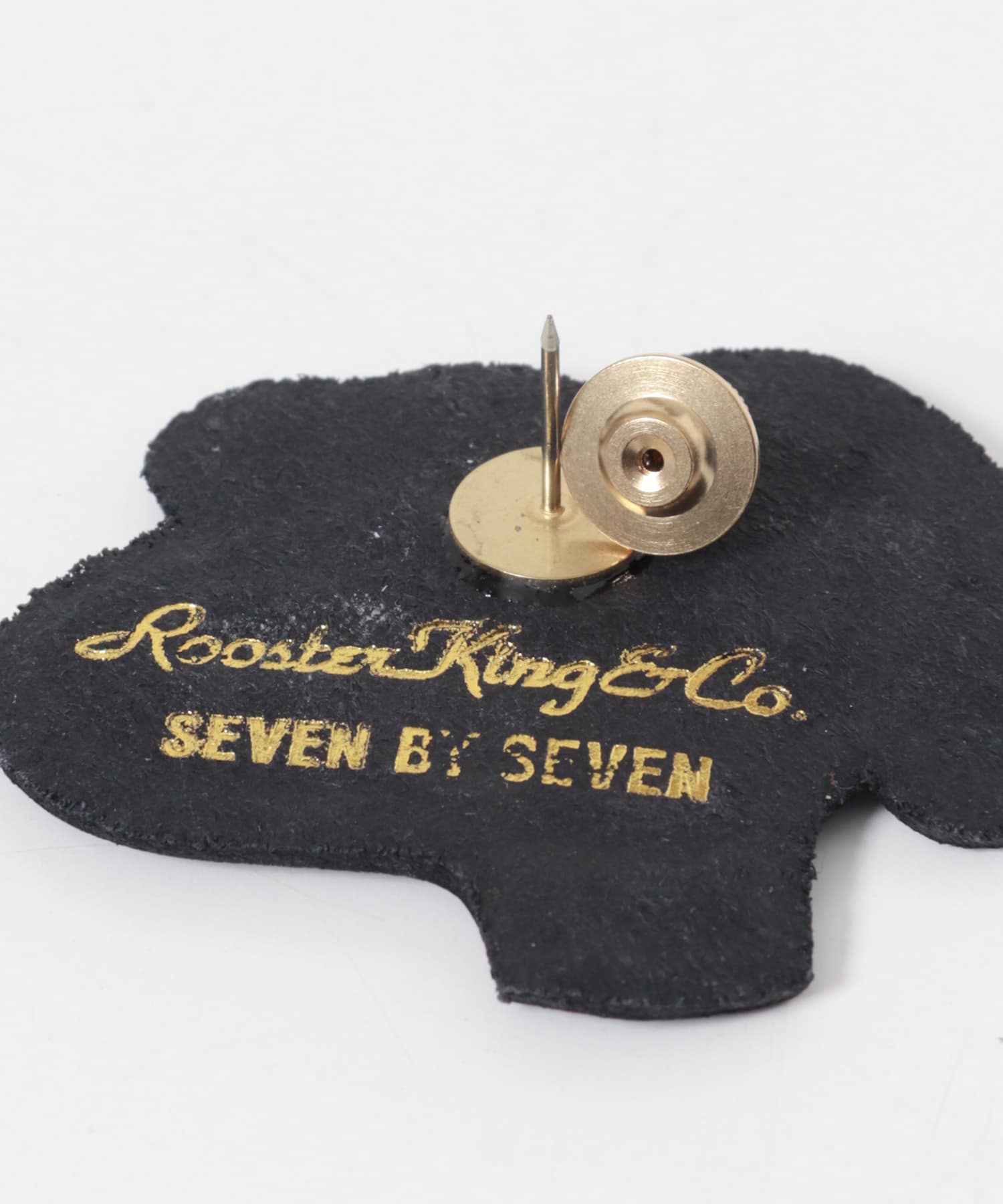 SEVEN BY SEVEN　LEATHER CARVING PINS S 010 BLACK Free
