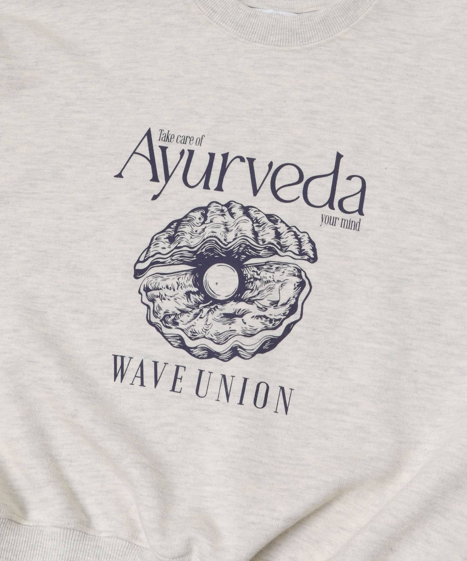 『別注』WAVEUNIO×URBAN RESEARCH　SWEAT SHIRTS OATMEAL One