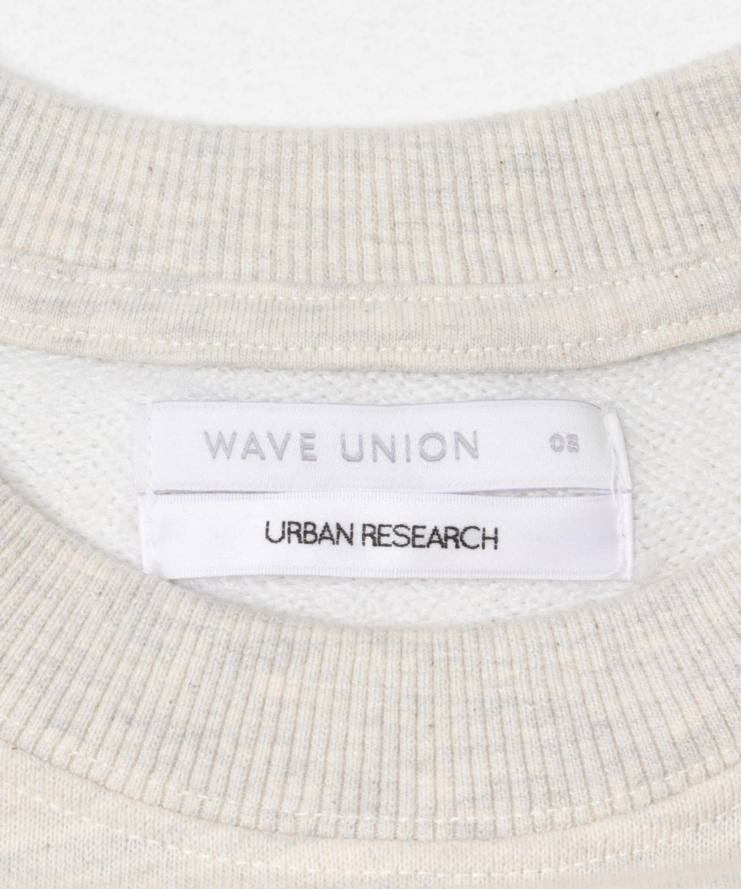 『別注』WAVEUNIO×URBAN RESEARCH　SWEAT SHIRTS OATMEAL One