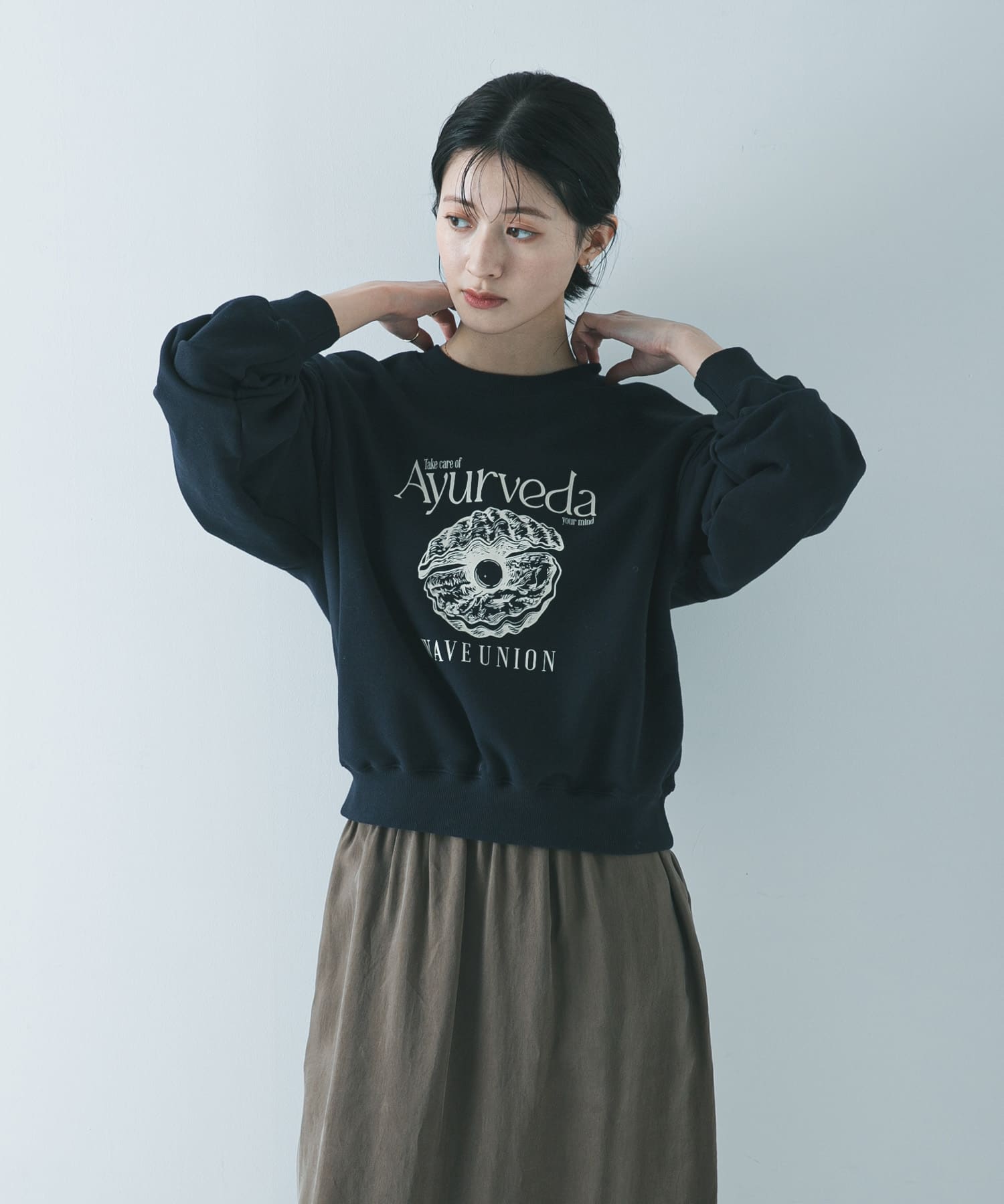 身長：166cm サイズ：One