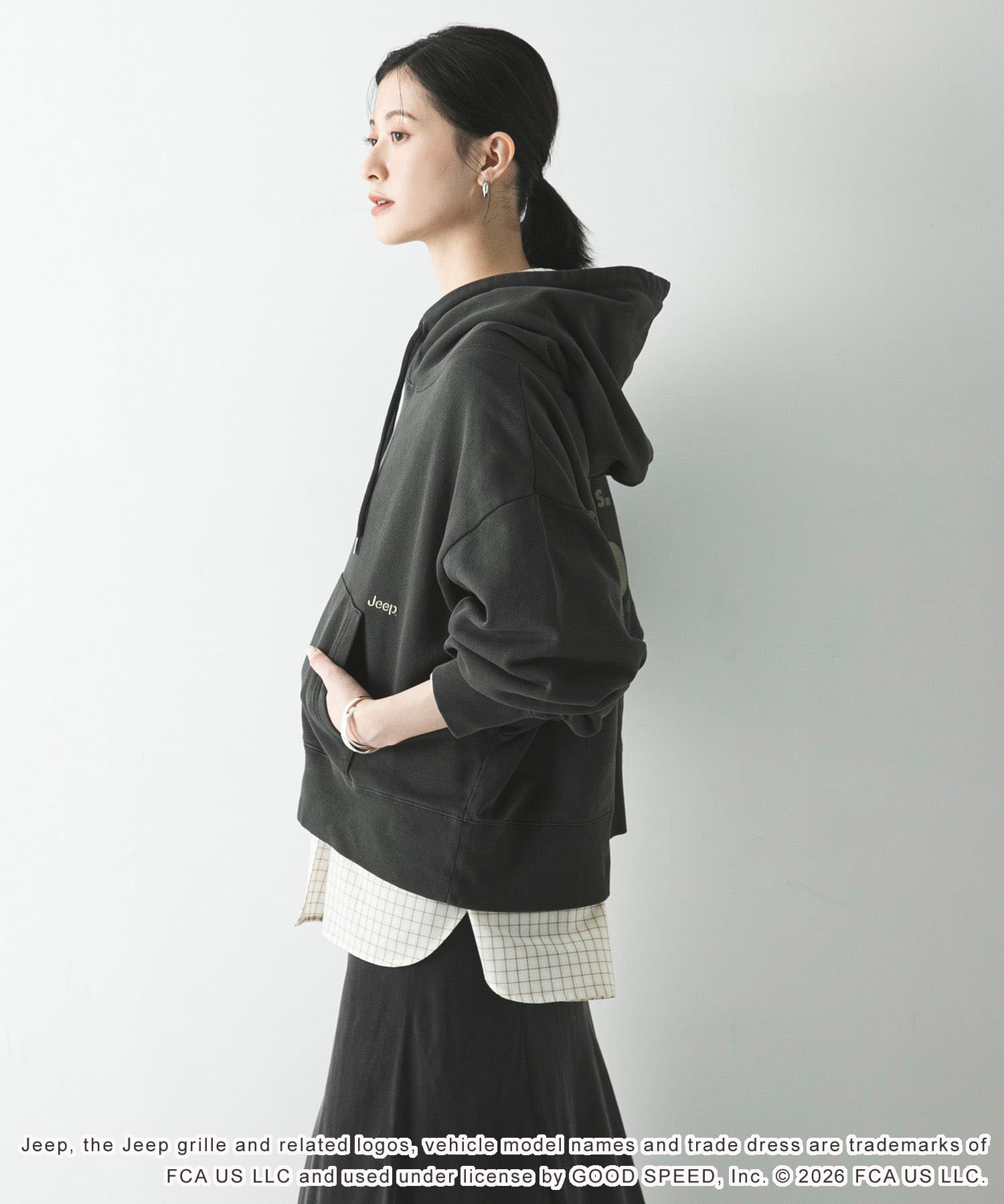 身長：166cm サイズ：Free