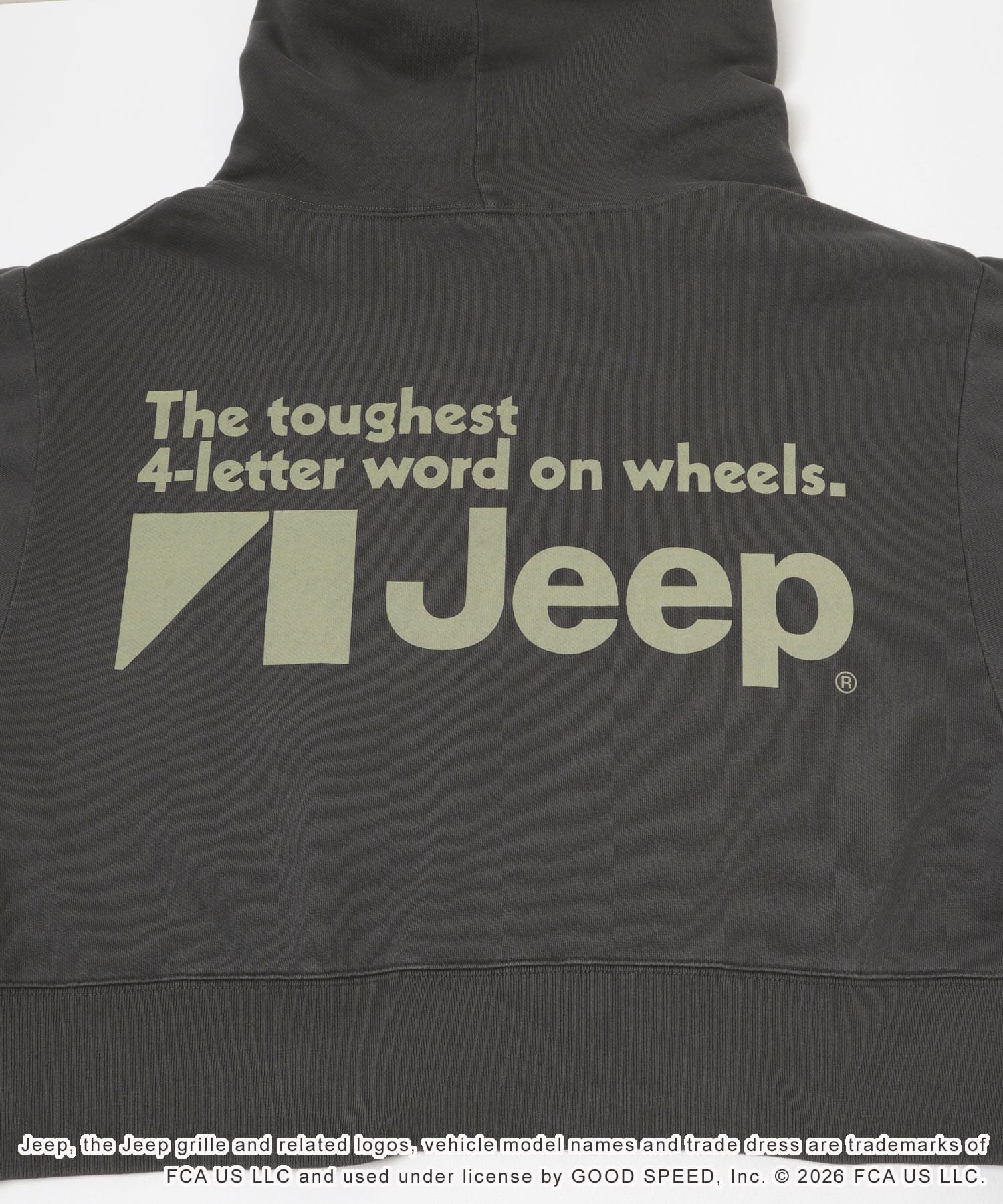 『別注』GOOD ROCK SPEED×URBAN RESEARCH　ジープ HOODIE CHARCOAL Free