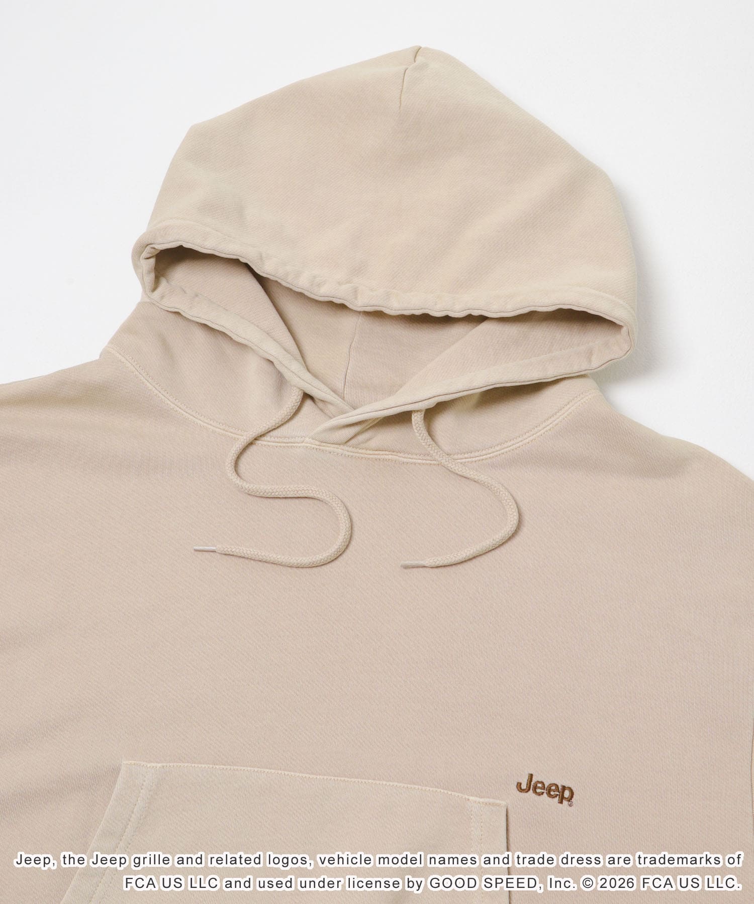 『別注』GOOD ROCK SPEED×URBAN RESEARCH　ジープ HOODIE BEIGE Free