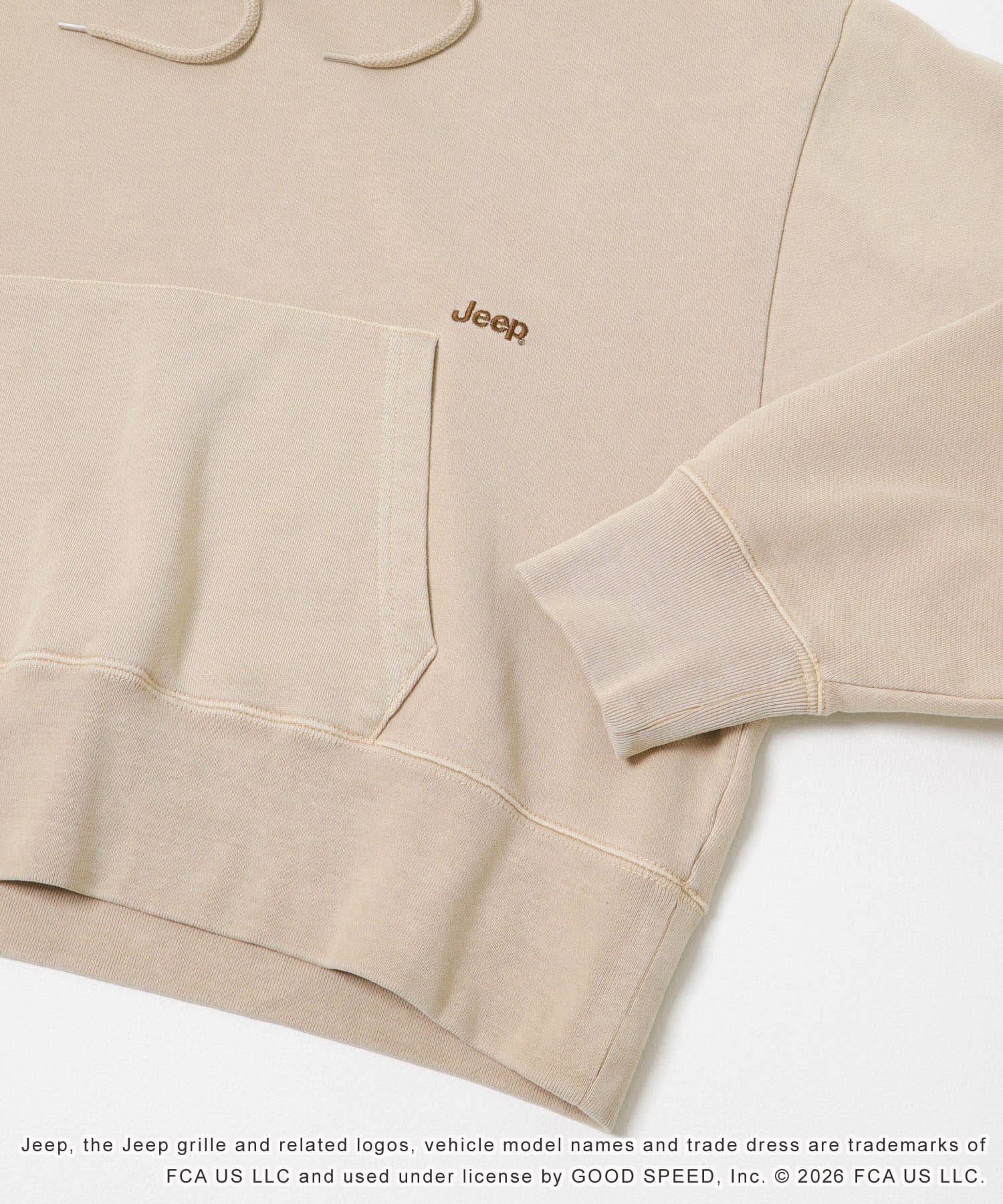 『別注』GOOD ROCK SPEED×URBAN RESEARCH　ジープ HOODIE BEIGE Free