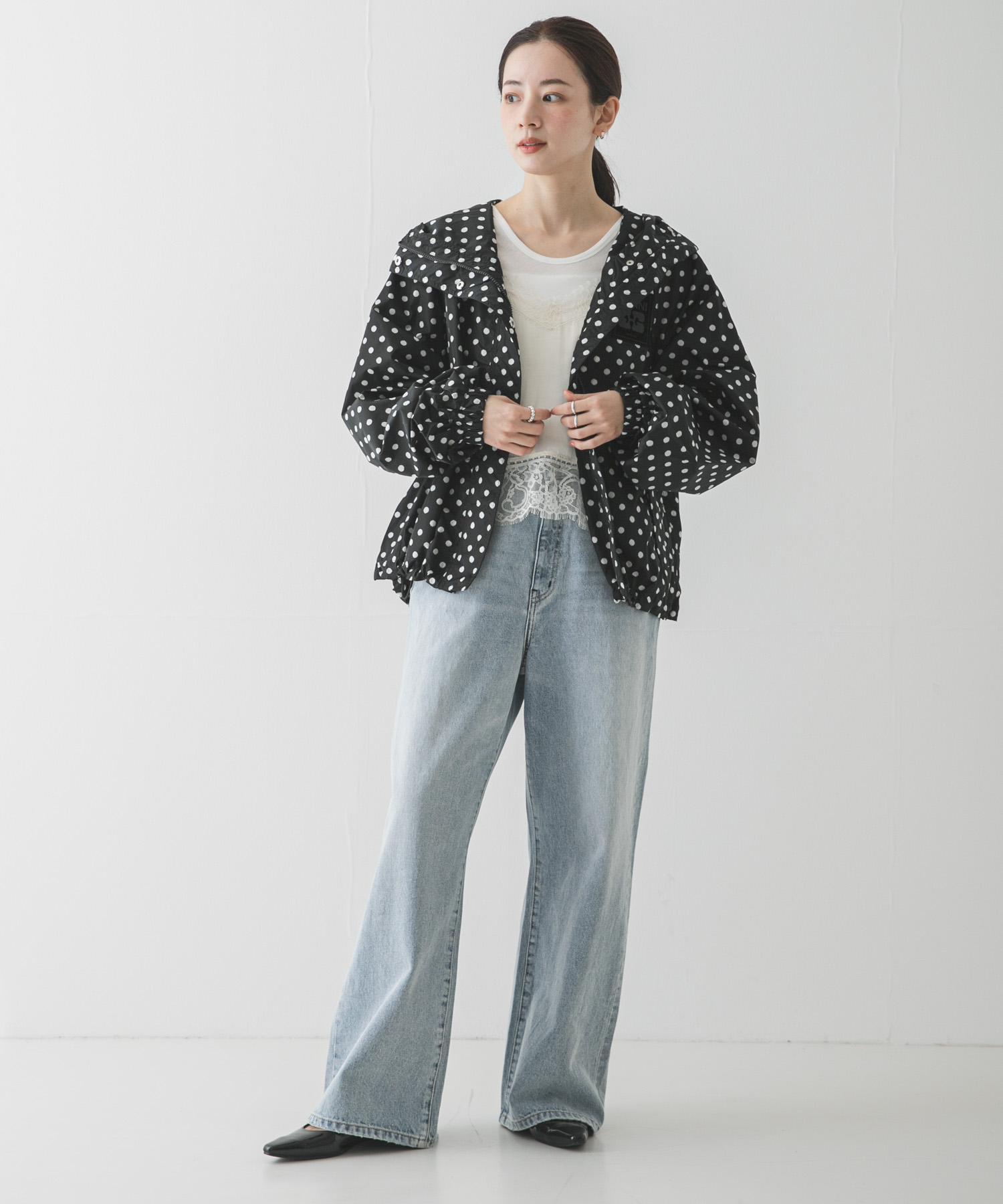 身長：162cm サイズ：S/M