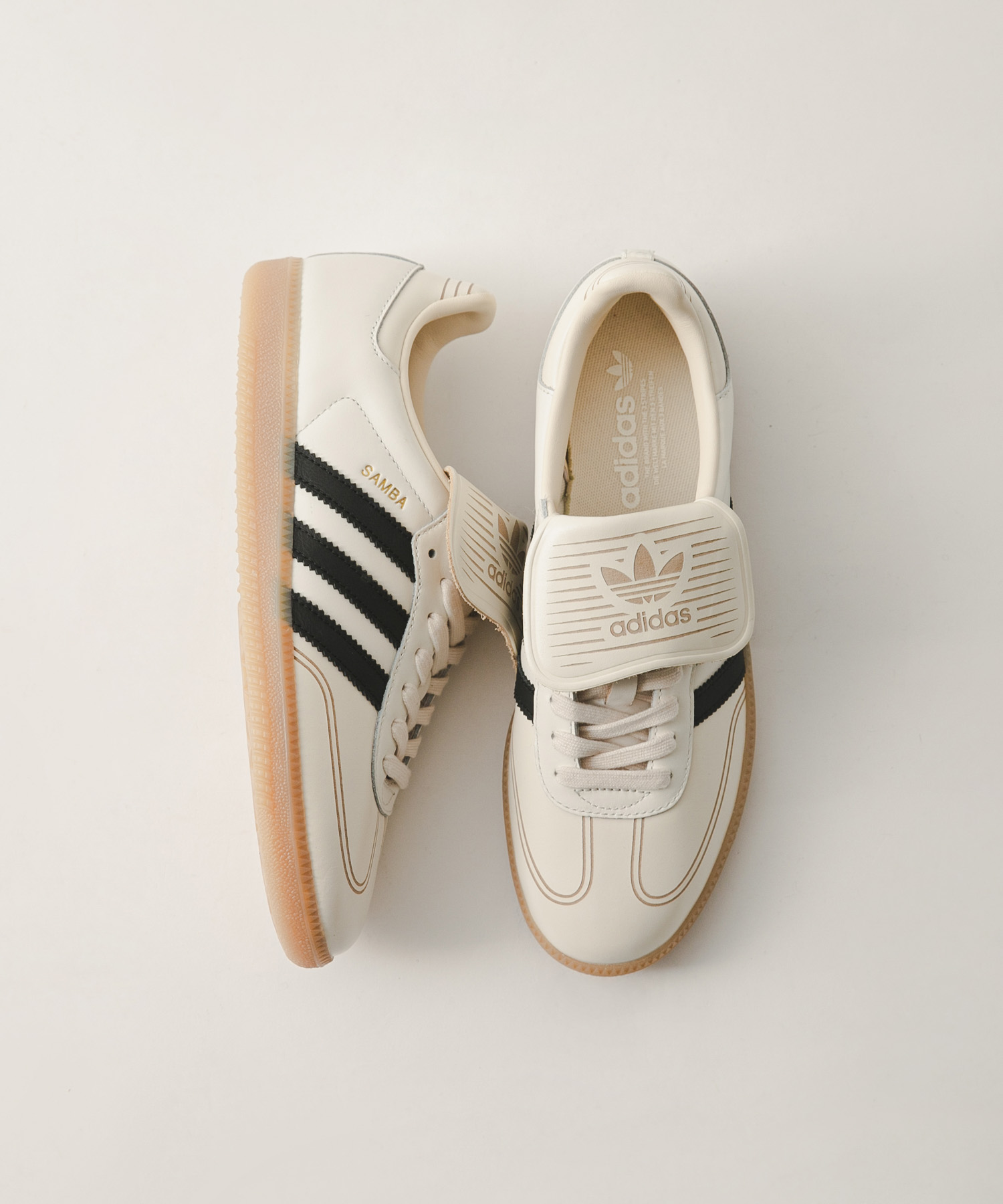 adidas　EXCLUSIVE SAMBA LT コアホワイト 23