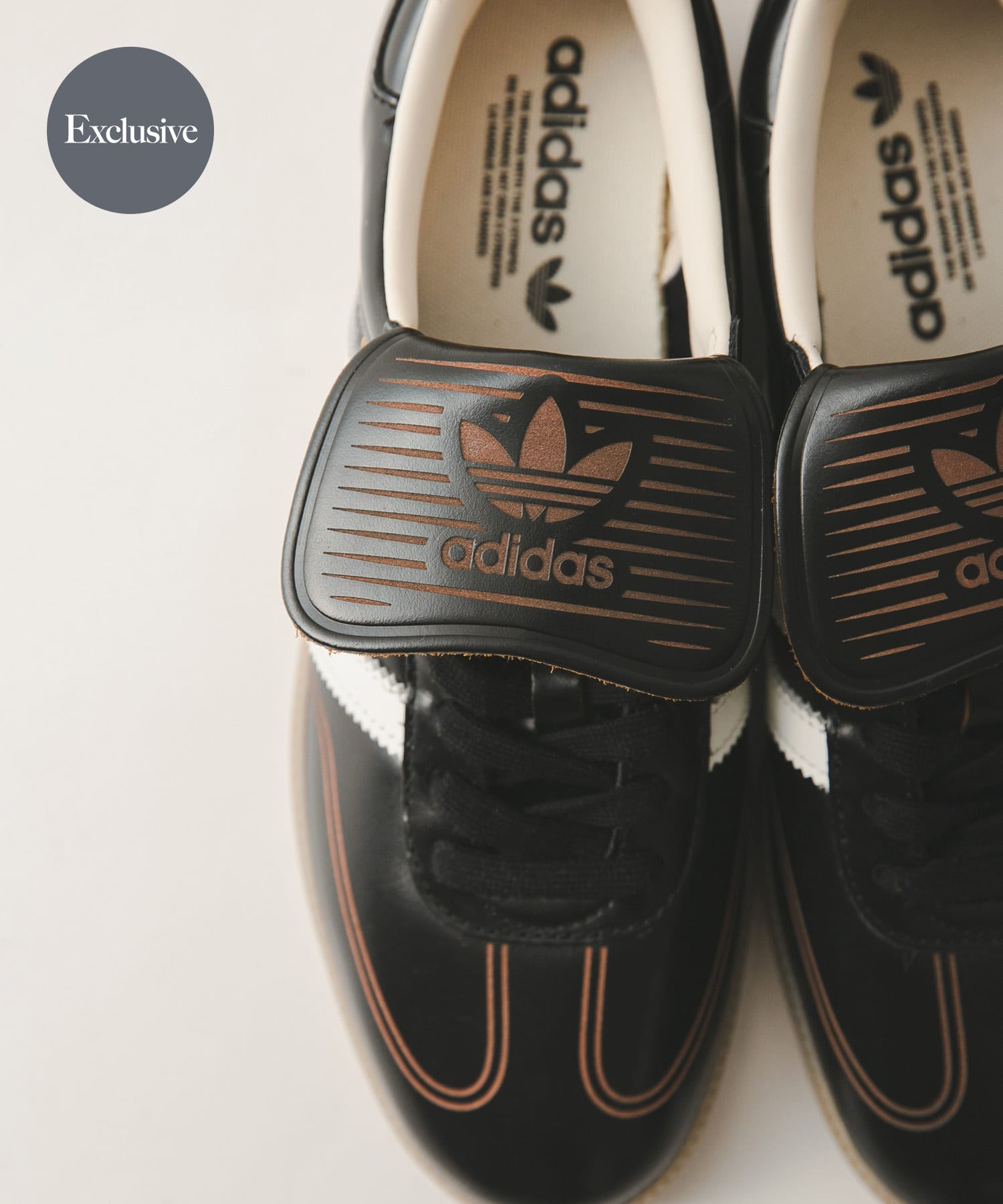 adidas　EXCLUSIVE SAMBA LT コアブラック 23