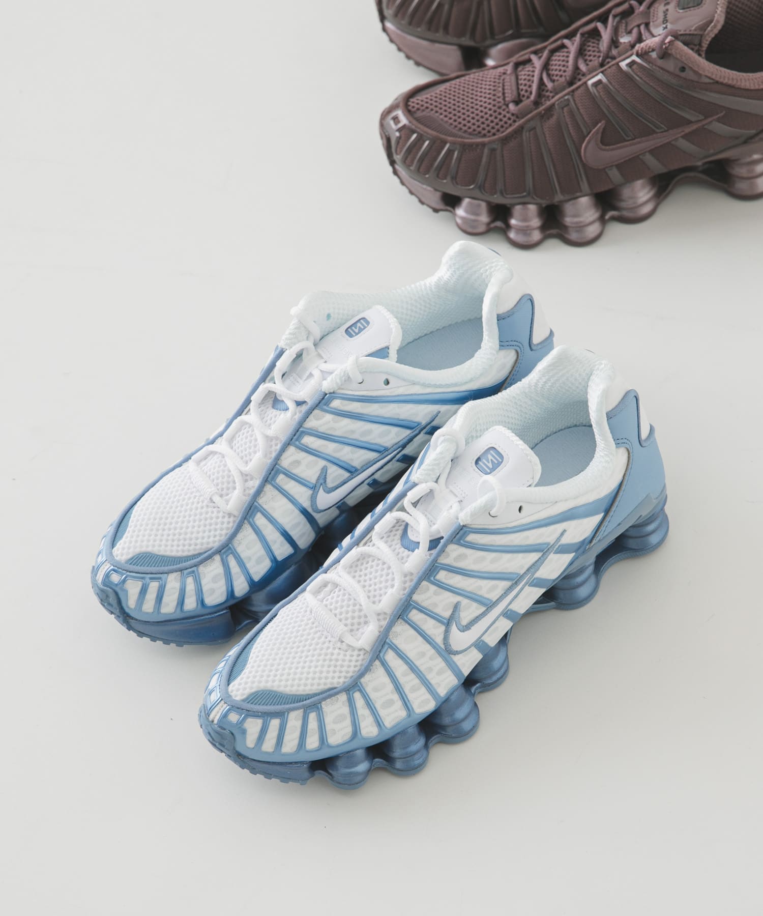 NIKE　SHOX TL WH/W BLUE 23.5