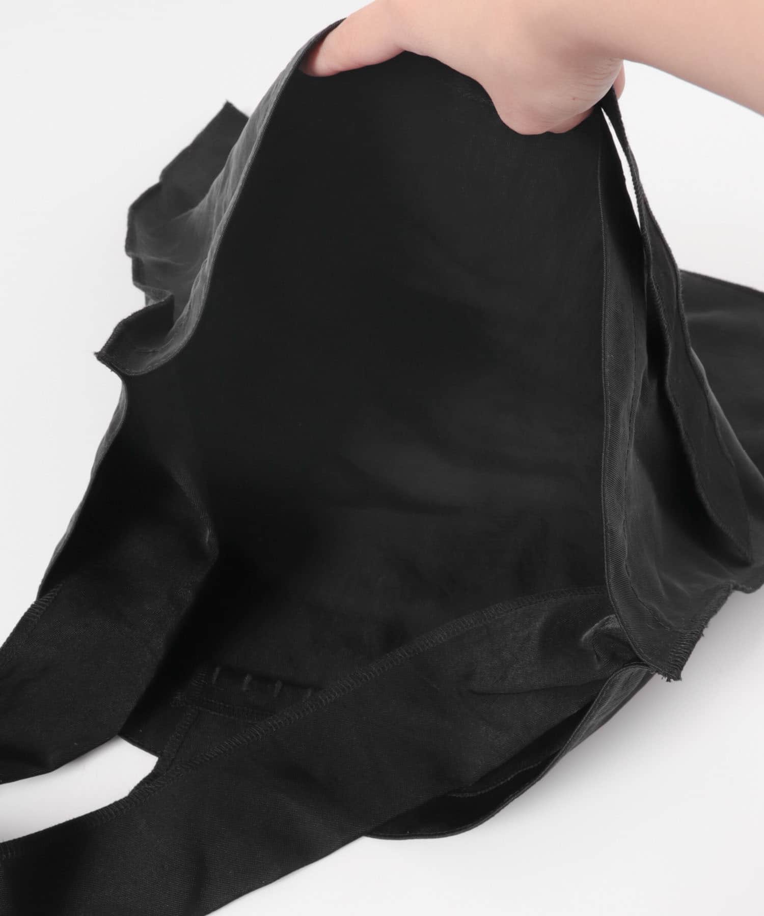 『一部別注カラー』ITTI　MARY INSIDE OUT TOTE- L BLACK -