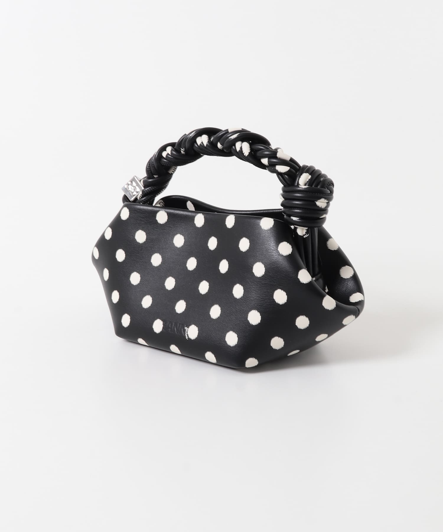 GANNI　BOU MINI PRINTED BLACK -