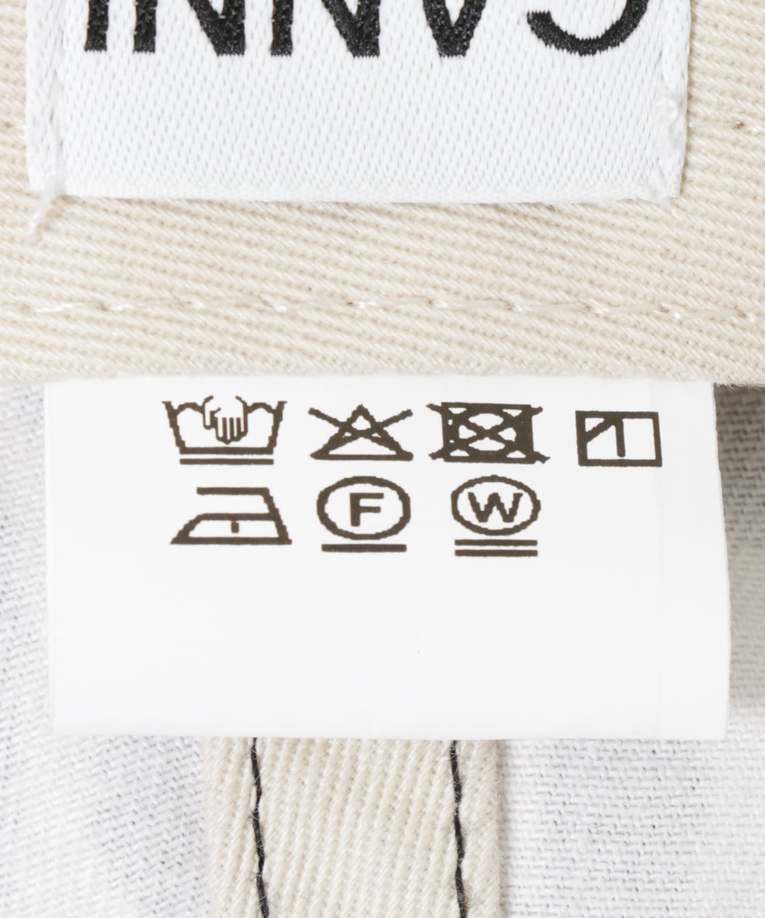 GANNI　WASHED COTTON CANVAS CAP LEOPARD -