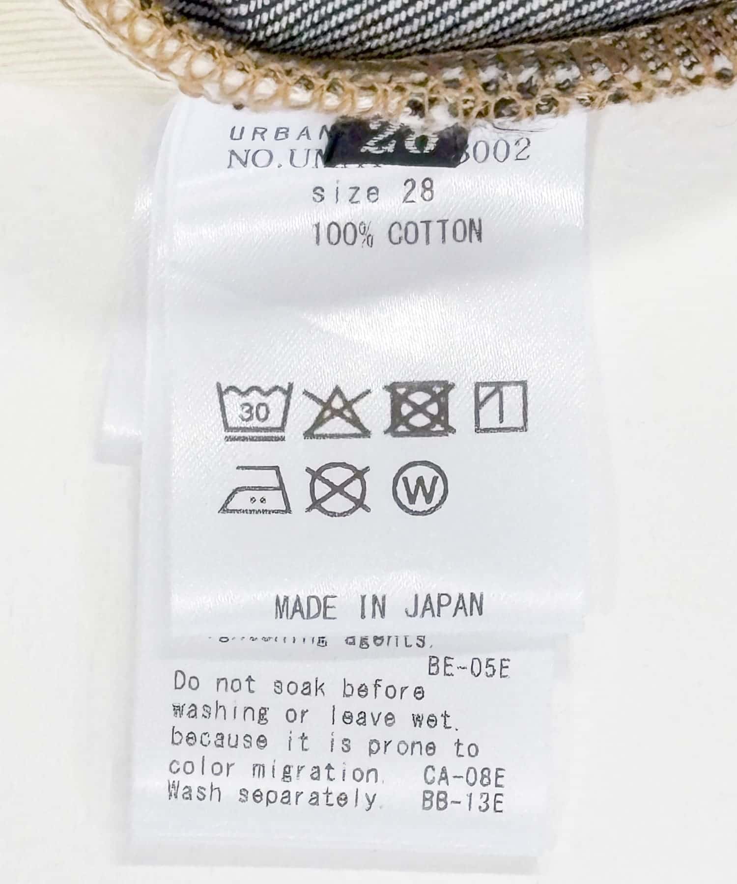 SHIOTA　スーピマDENIM PANTSバギー#JAY INDIGO 28