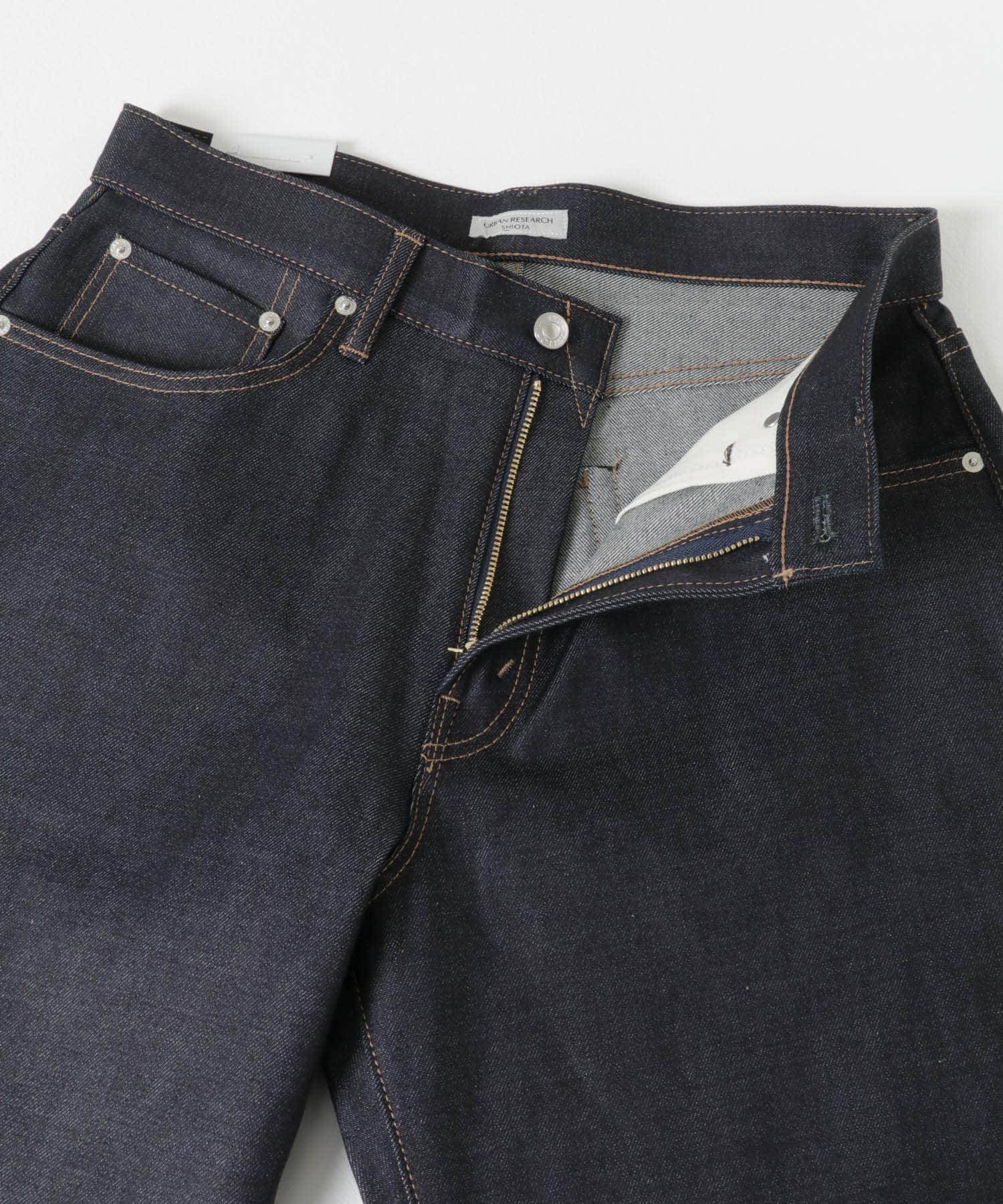 SHIOTA　スーピマDENIM PANTSワイド#BOB INDIGO 28
