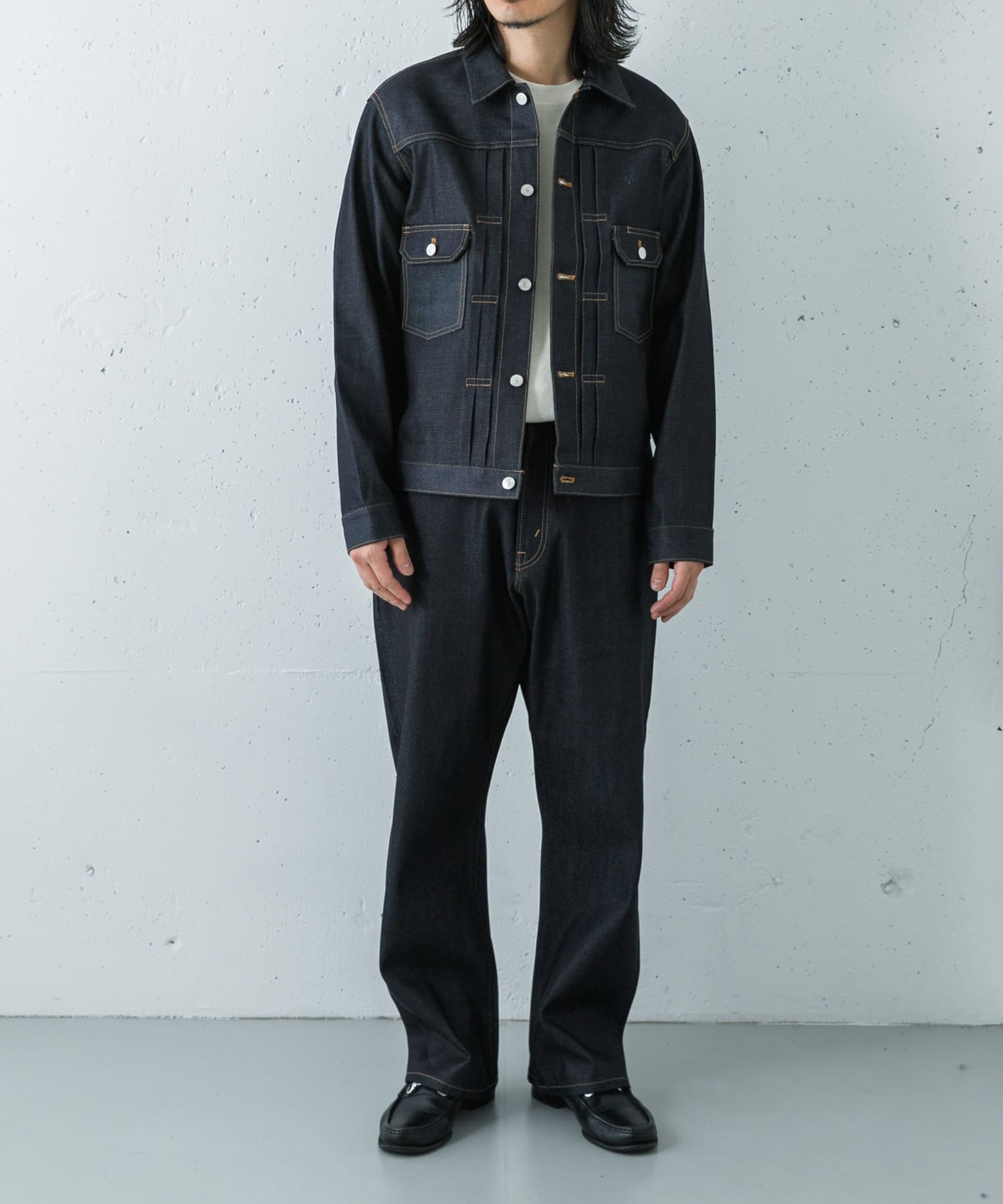 SHIOTA スーピマDENIM JACKET#BEN(S INDIGO): アウター｜URBAN