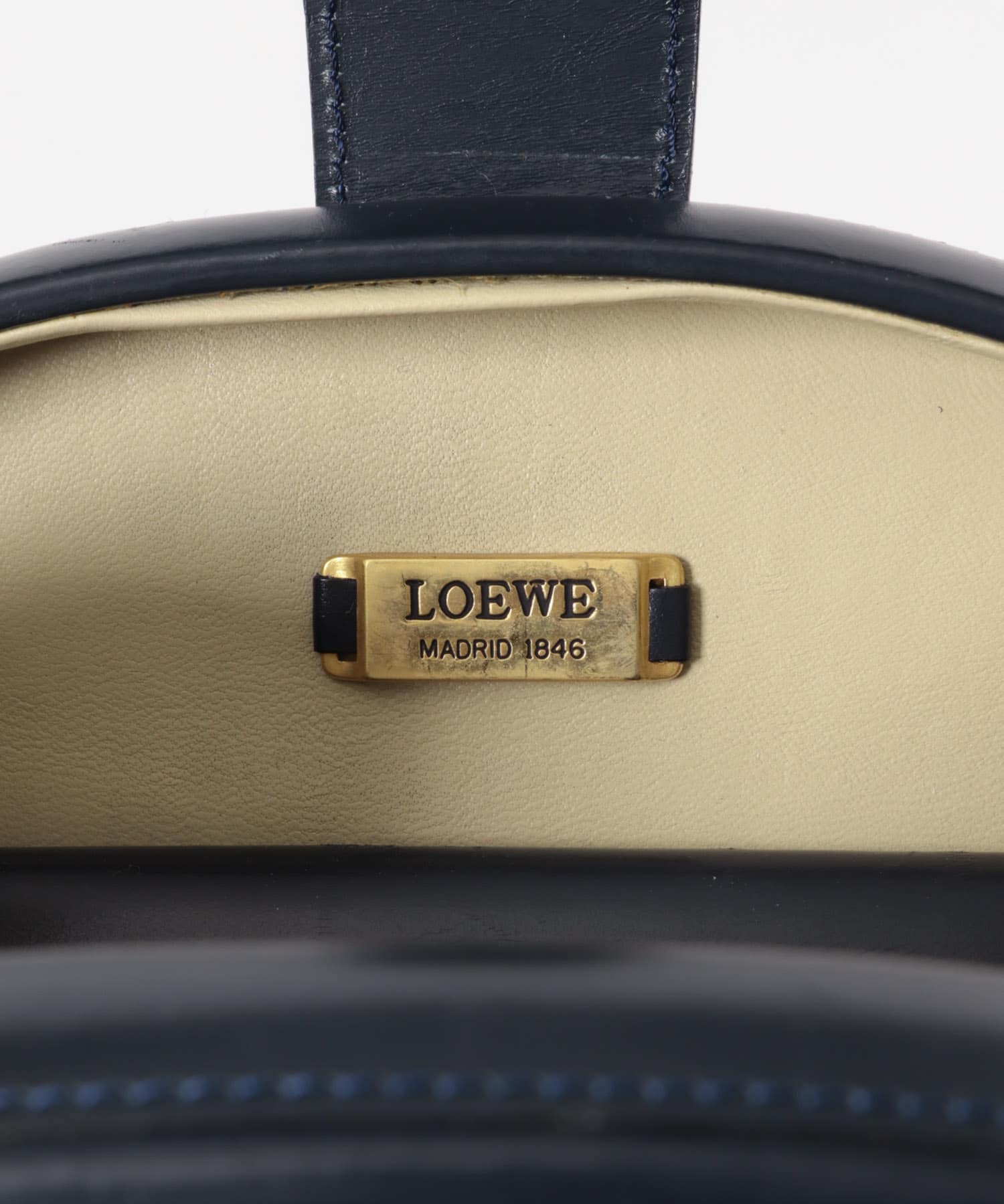 VINTAGE ロエベ90Sカーフラウンドハンドバッグ(- -): バッグ｜URBAN