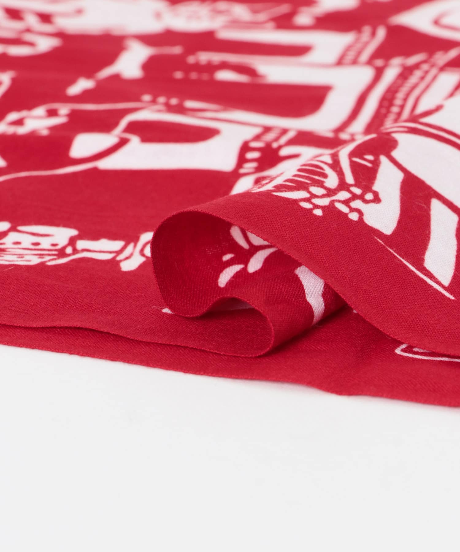 たてまつる　長崎のURおまがり猫 本染赤 レッド 0