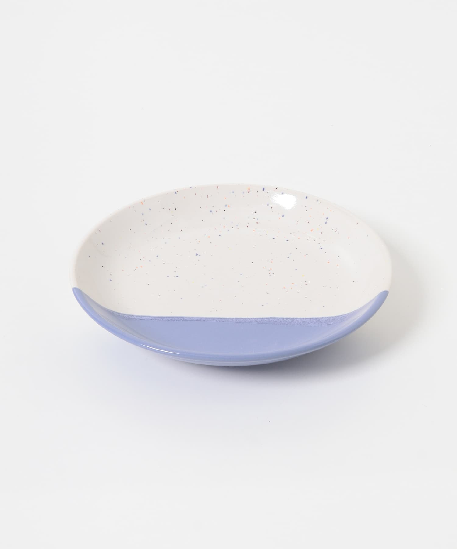 ミドリ陶芸舎　Lプレート深型ツートン