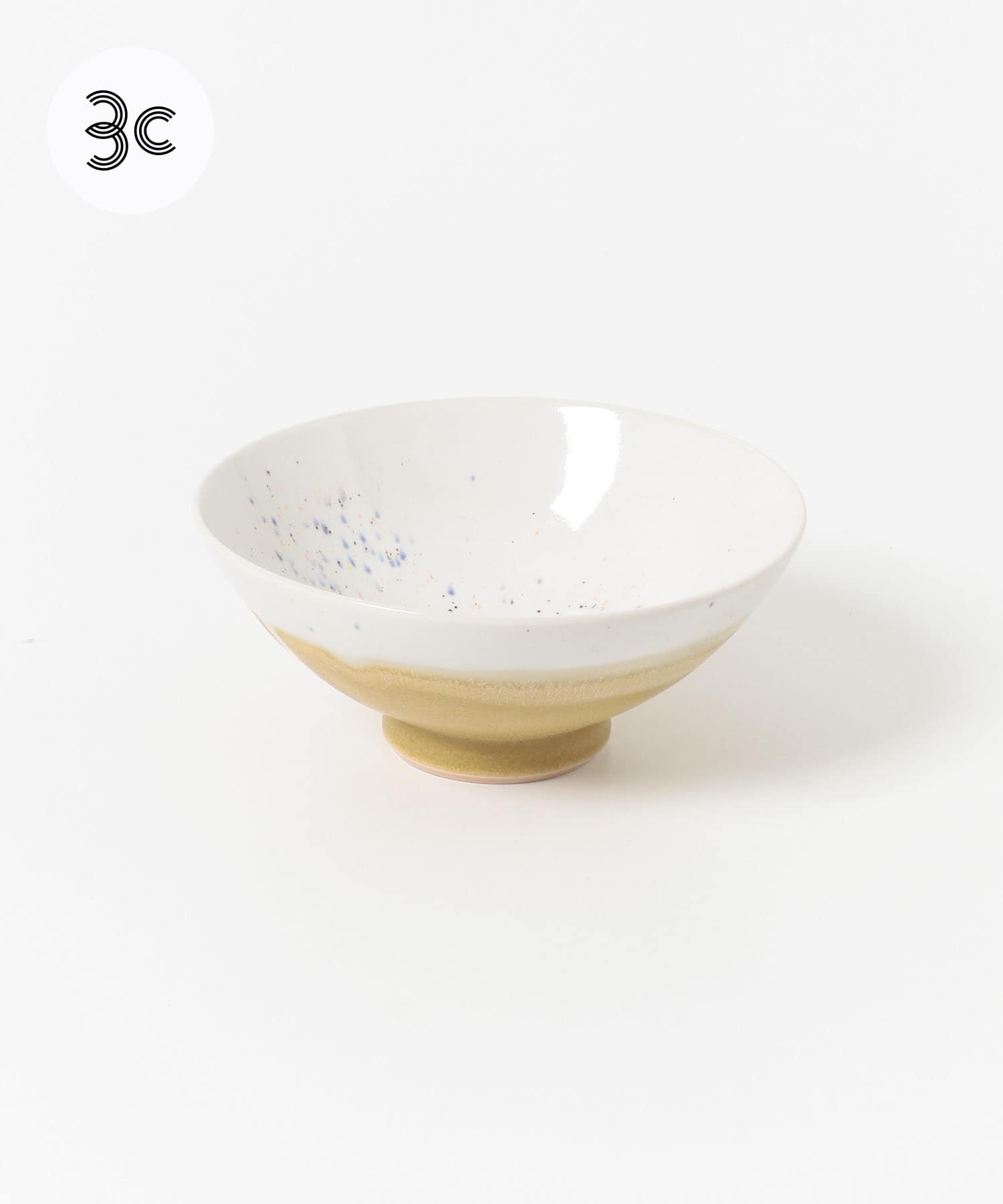 ミドリ陶芸舎　茶碗Lツートン