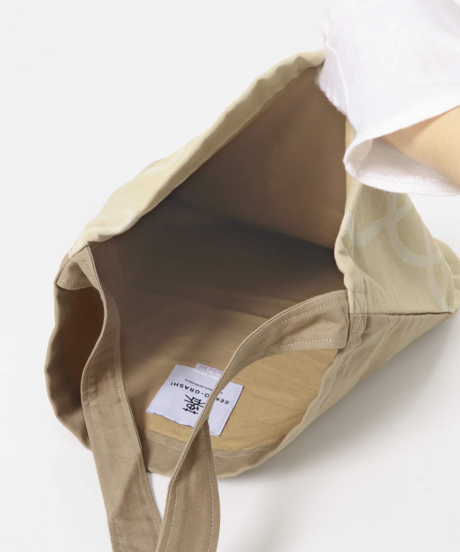 SENTO-GRASHI　「ゆ」bag BEG×OFF one