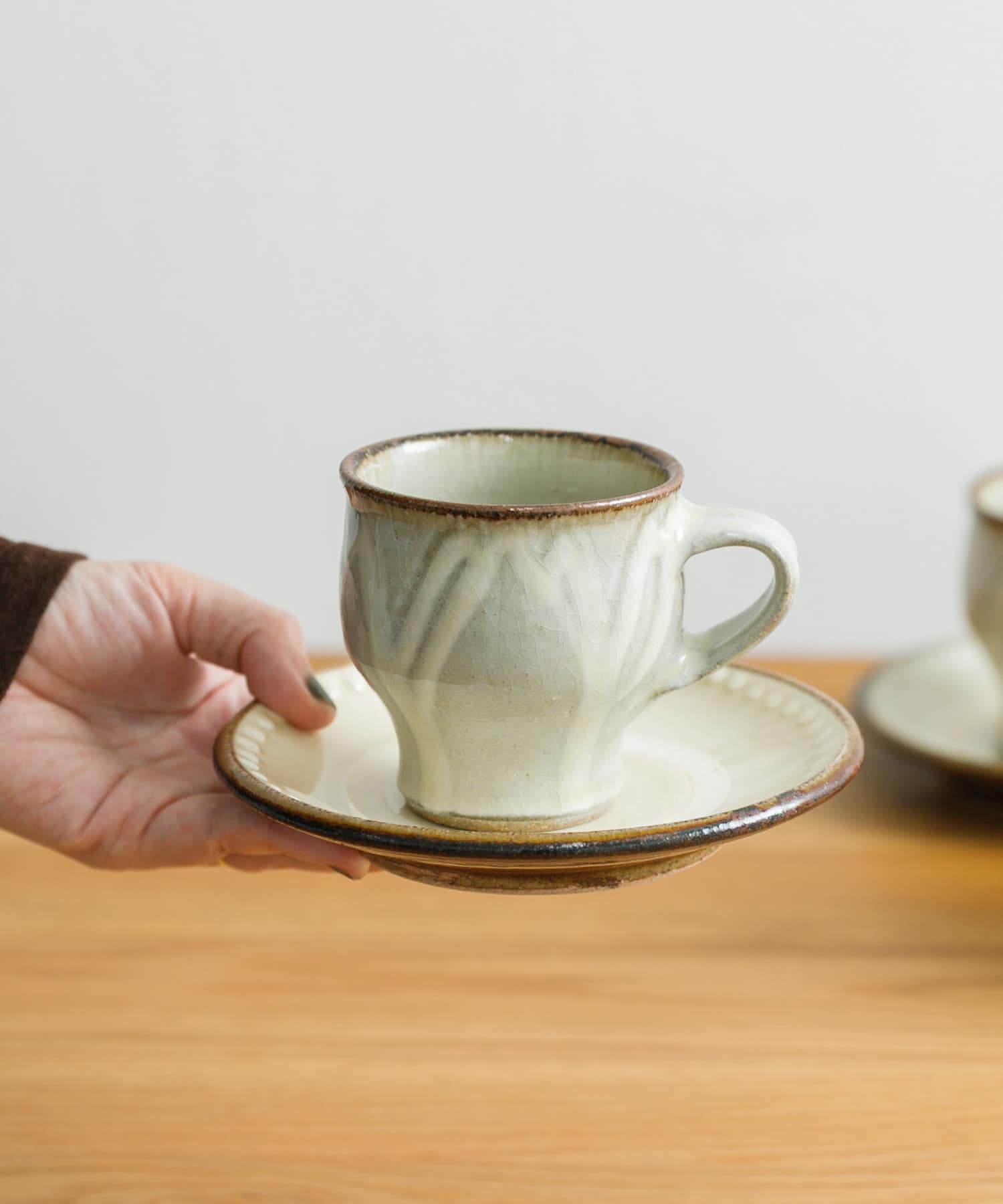 小代焼井上尚之　カップアンドソーサー その他2 -