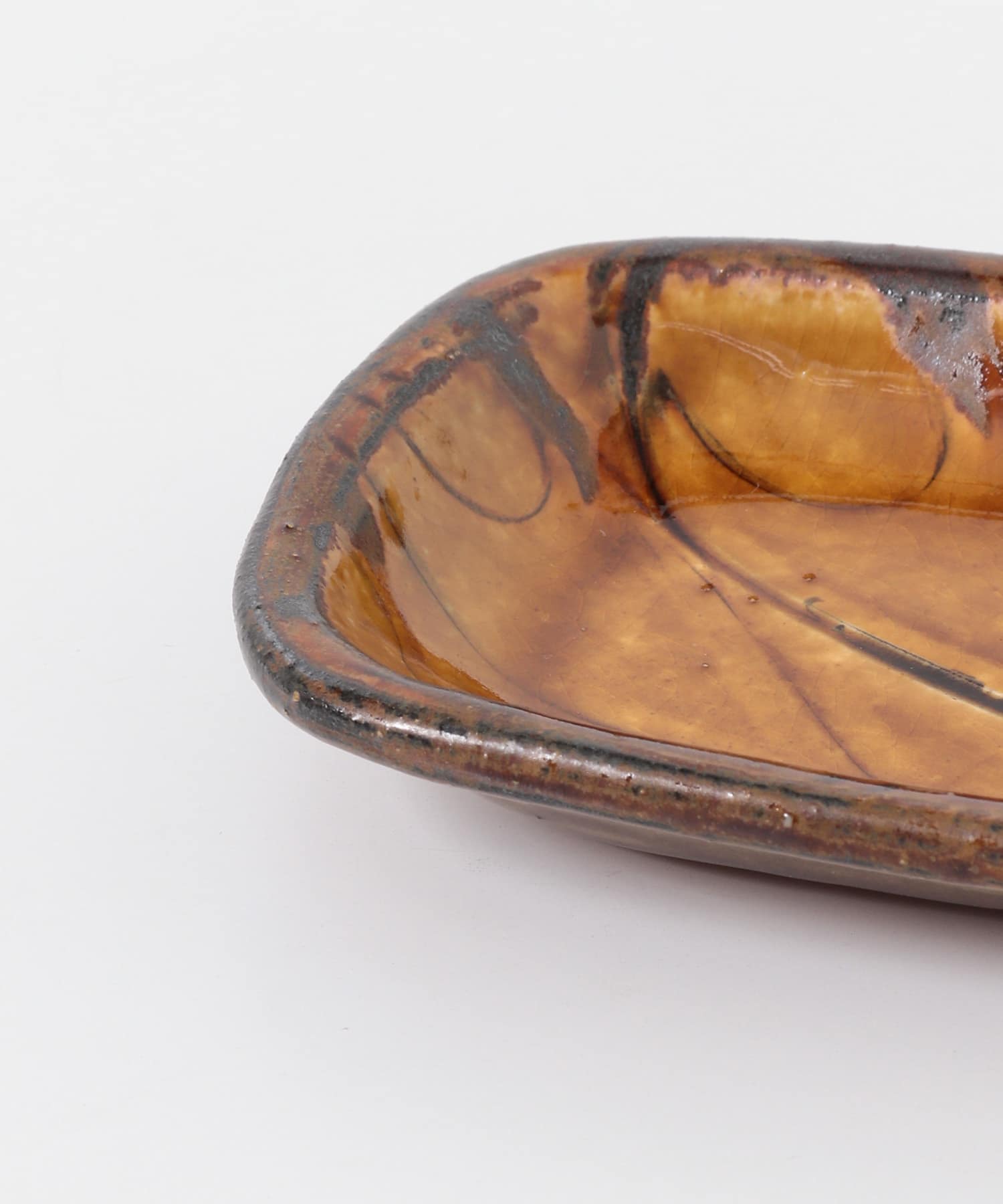 小代焼井上尚之　スリップ角皿特小 その他3 -