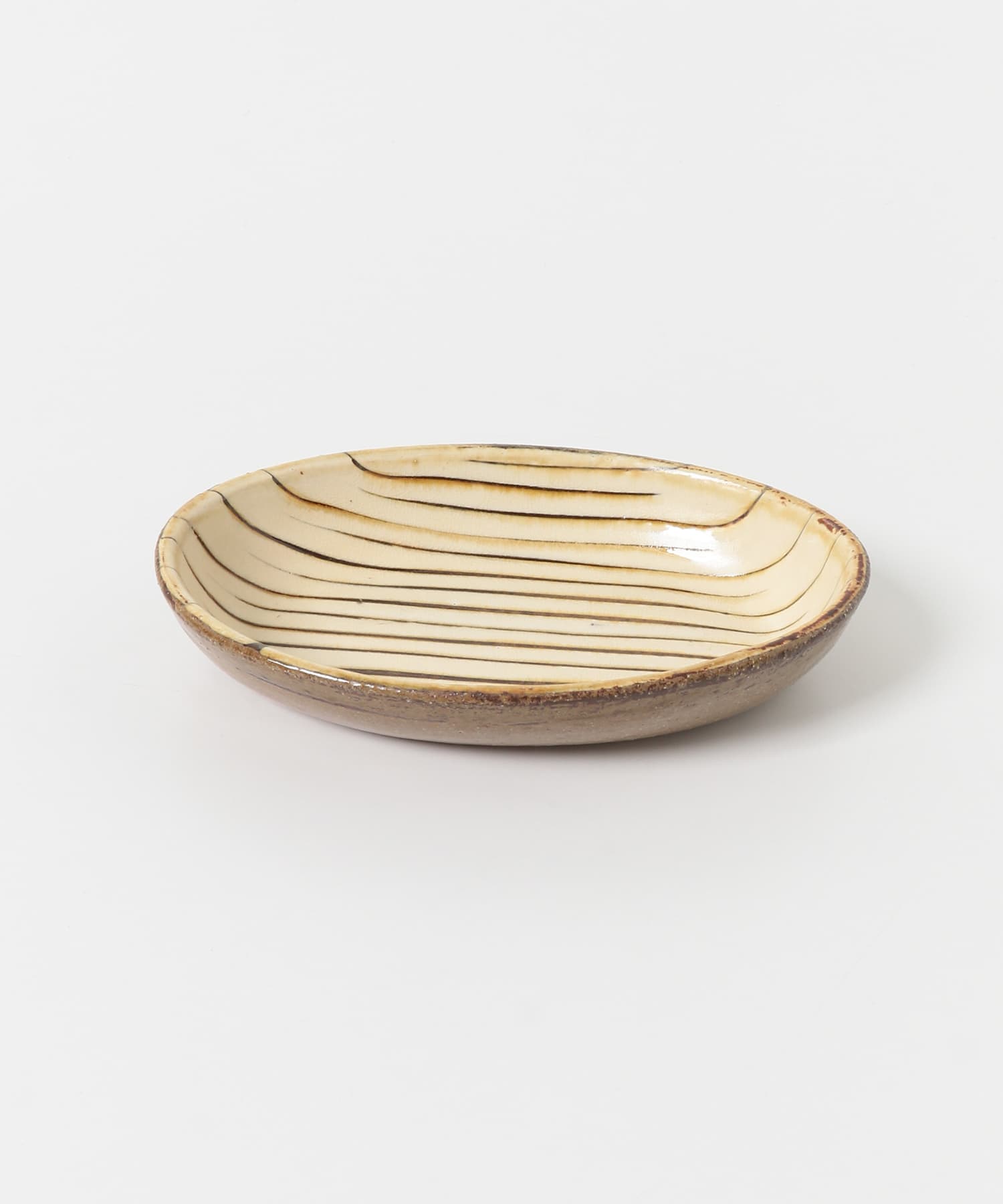 小代焼井上尚之　スリップ楕円鉢小 その他1 -