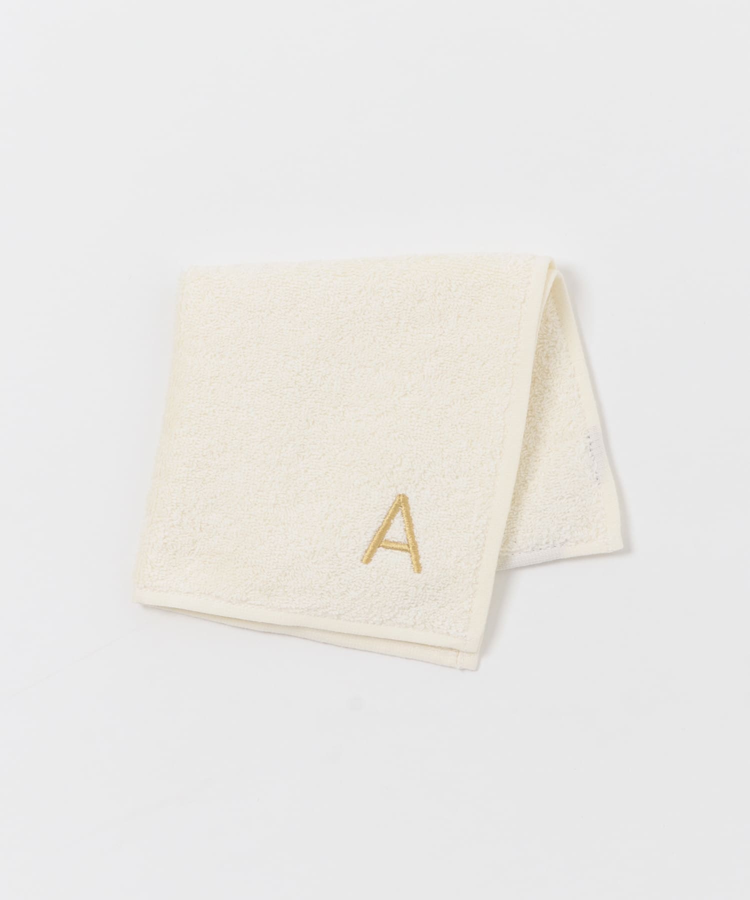 『UR TECH』イニシャルハンドタオル A 25×25