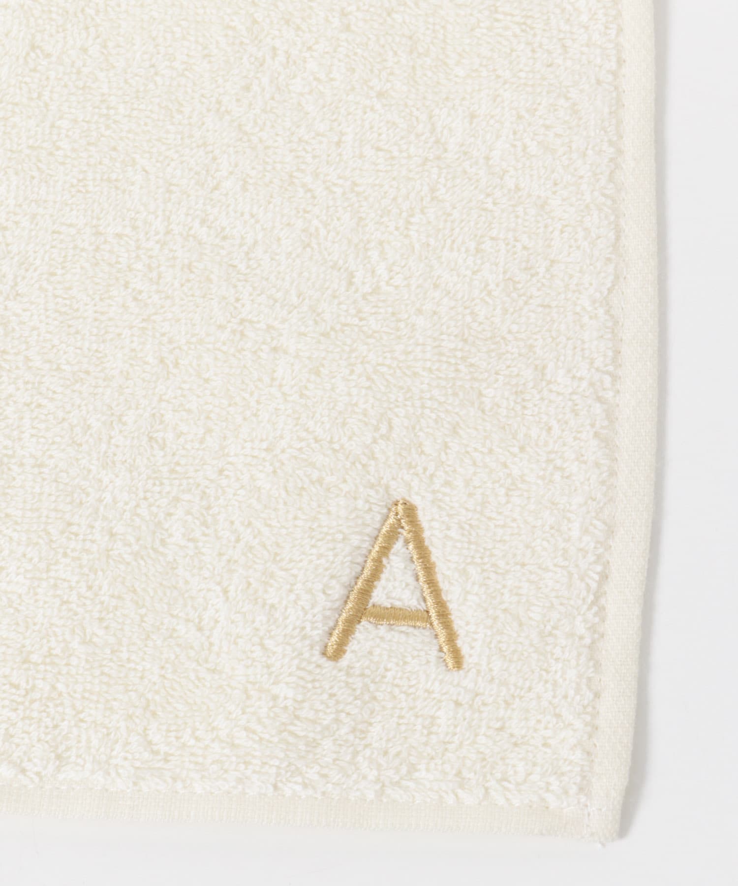 『UR TECH』イニシャルハンドタオル A 25×25